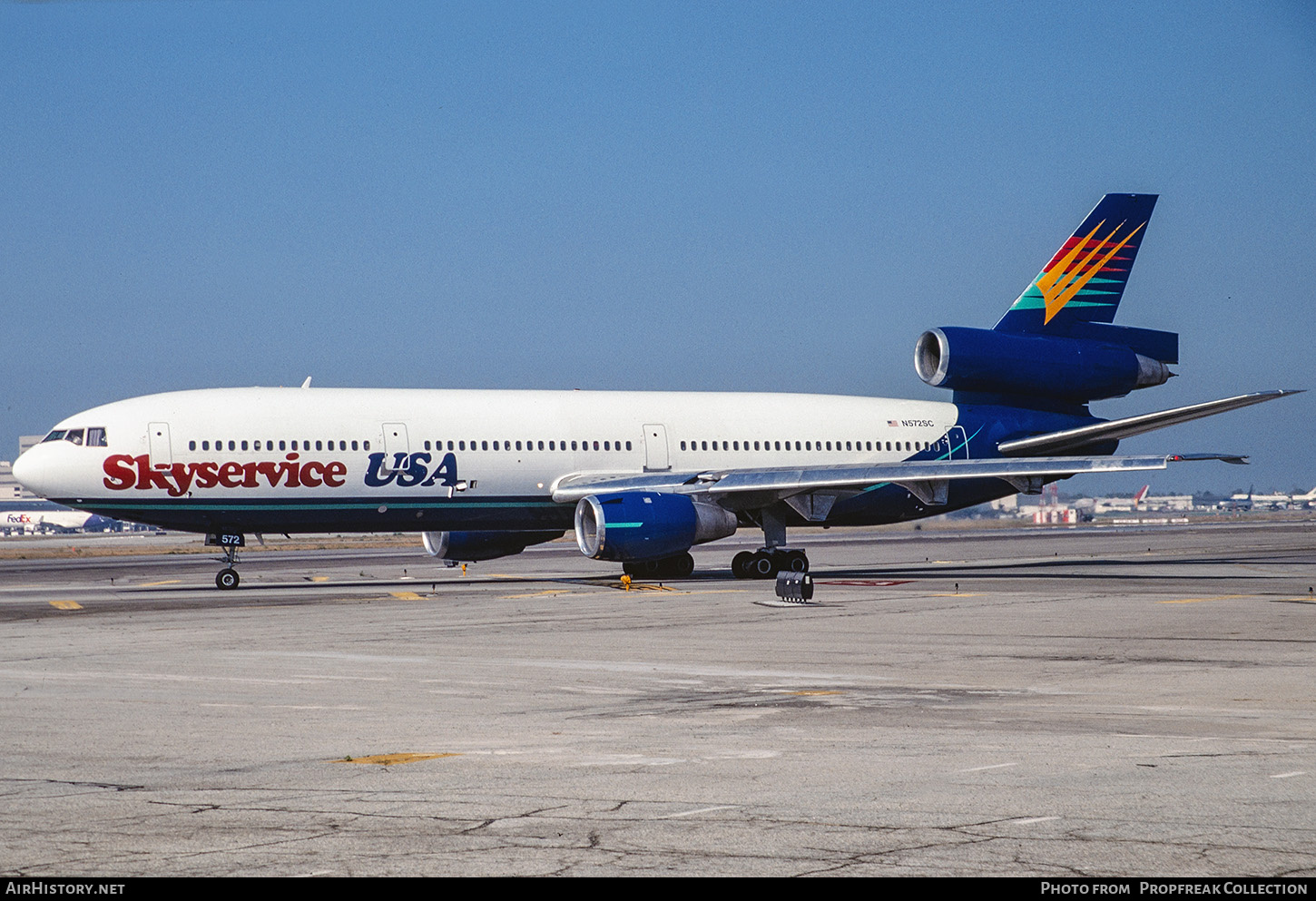 Aircraft Photo of N572SC | McDonnell Douglas DC-10-10 | Skyservice USA | AirHistory.net #679291