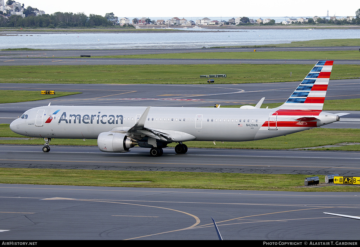 Aircraft Photo of N429AN | Airbus A321-253NX | American Airlines | AirHistory.net #679296