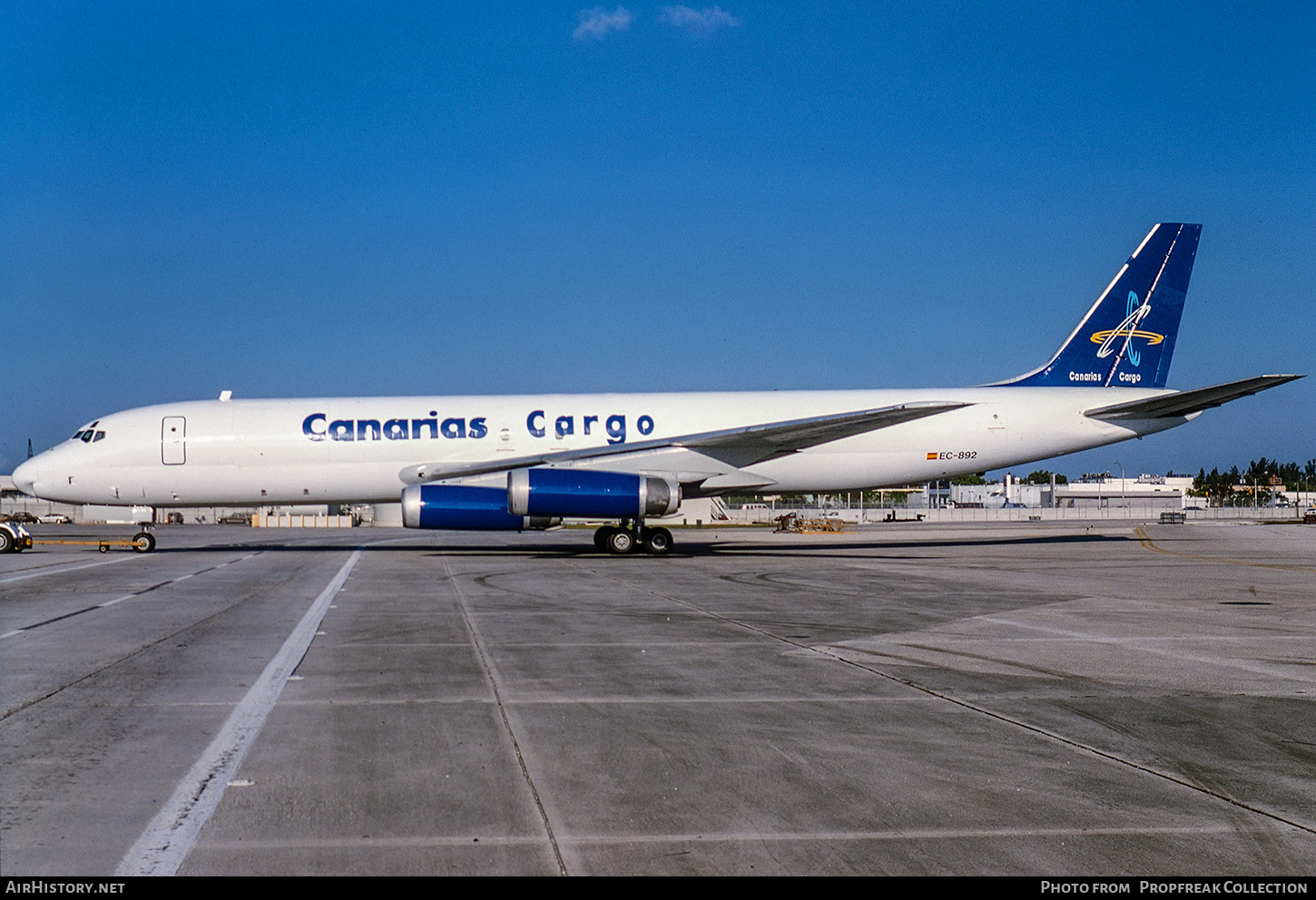 Aircraft Photo of EC-892 | Douglas DC-8-62(F) | Canarias Cargo | AirHistory.net #679297