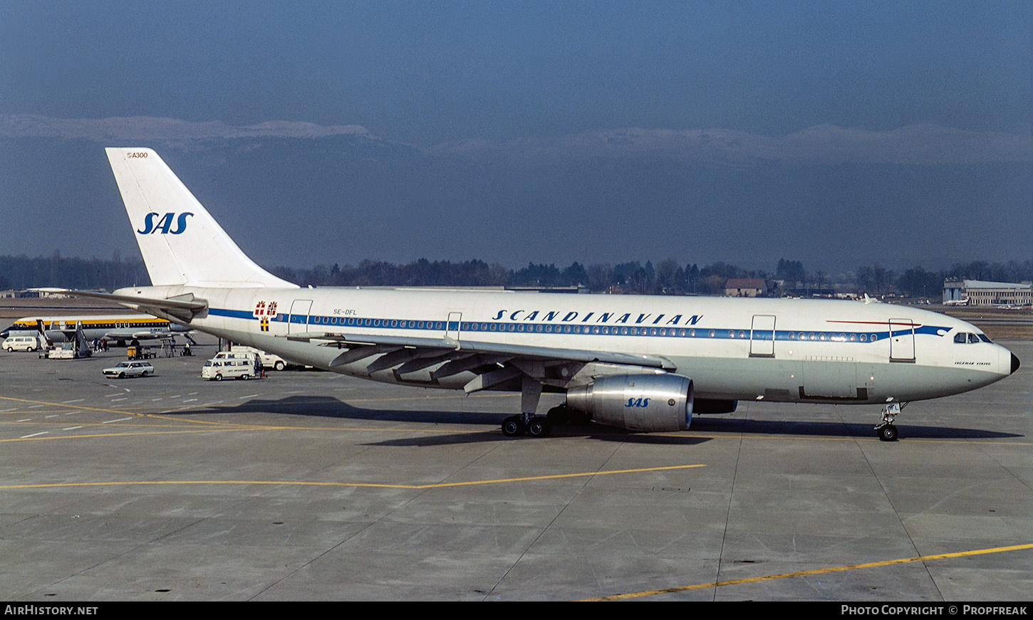Aircraft Photo of SE-DFL | Airbus A300B2-320 | Scandinavian Airlines - SAS | AirHistory.net #679313