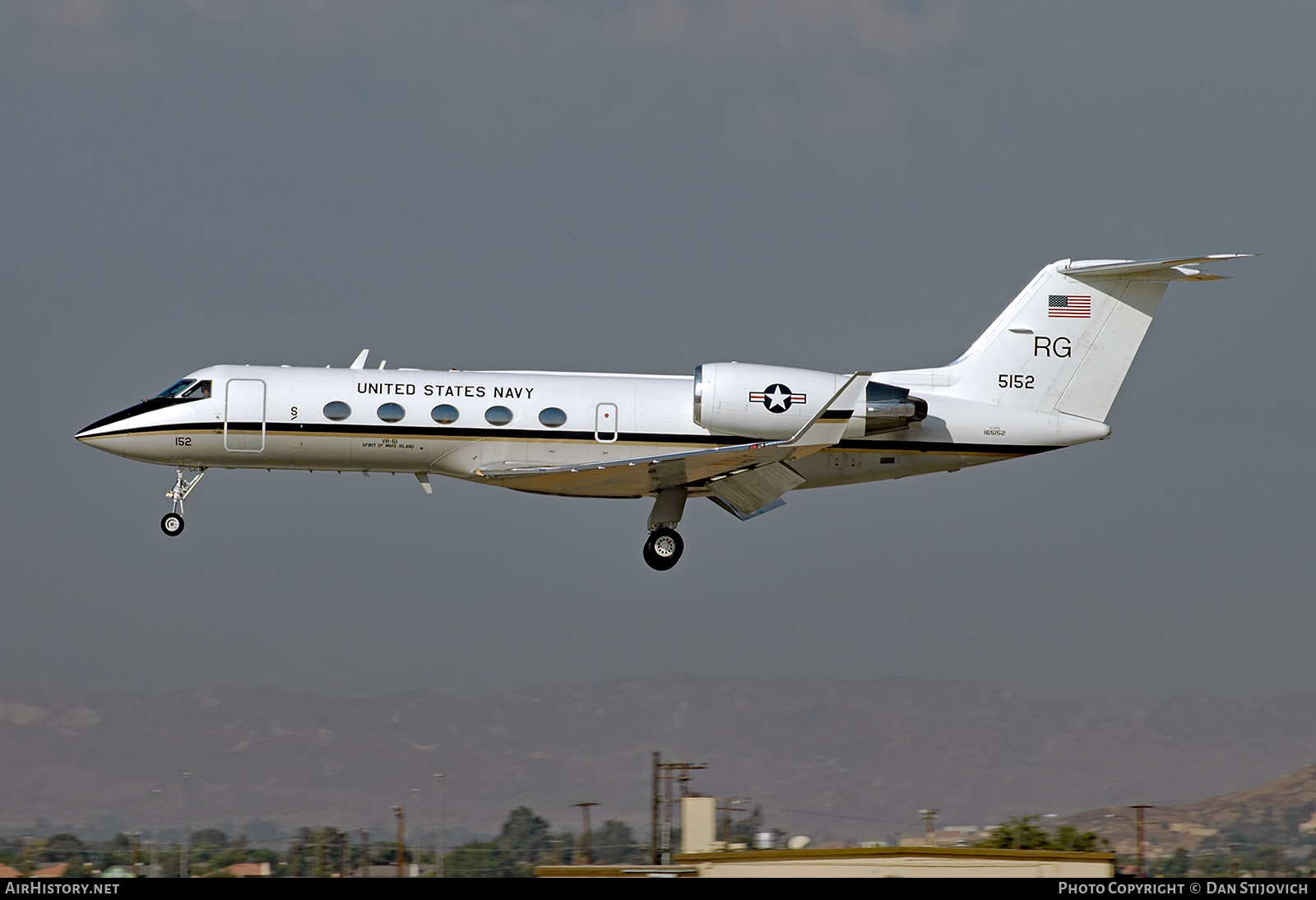 Aircraft Photo of 165152 / 5152 | Gulfstream Aerospace C-20G Gulfstream IV (G-IV) | USA - Navy | AirHistory.net #679317