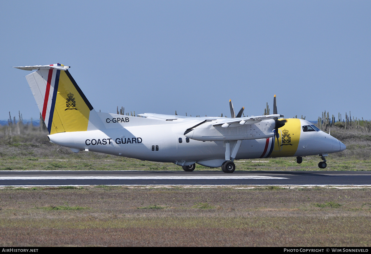 Aircraft Photo of C-GPAB | De Havilland Canada DHC-8-106 Dash 8 MPA | Coast Guard - Kustwacht Caribisch Gebied | AirHistory.net #679319