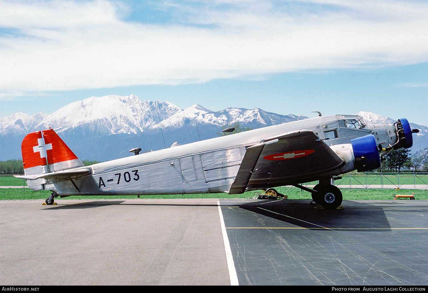 Aircraft Photo of A-703 | Junkers Ju 52/3m g4e | Switzerland - Air Force | AirHistory.net #679320