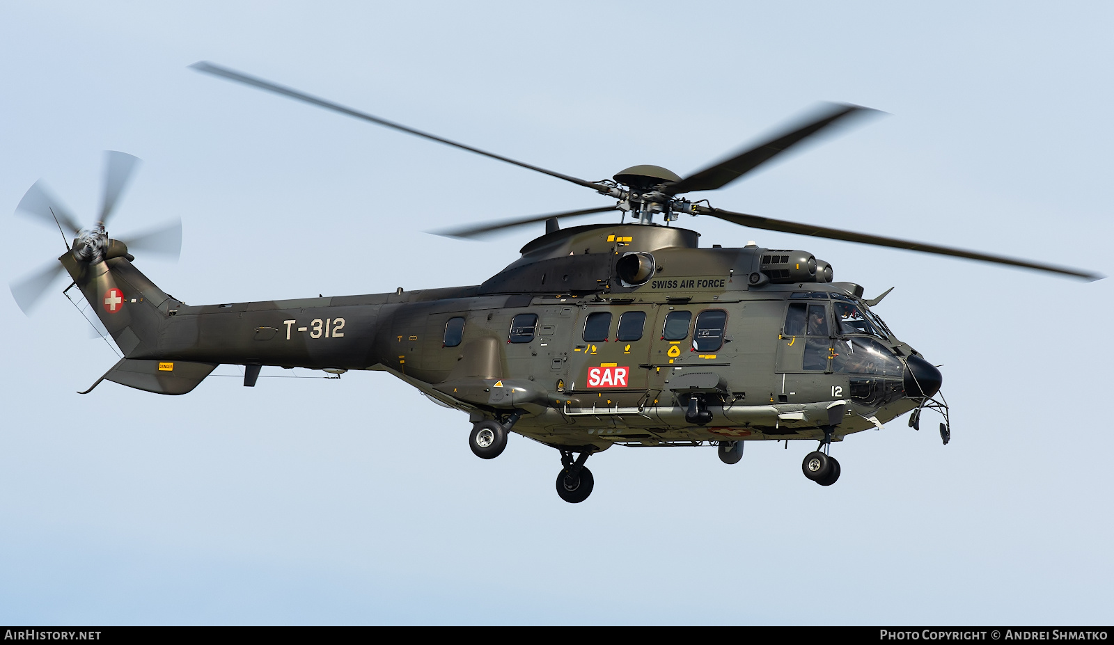 Aircraft Photo of T-312 | Aerospatiale TH89 Super Puma (AS-332M1) | Switzerland - Air Force | AirHistory.net #679348