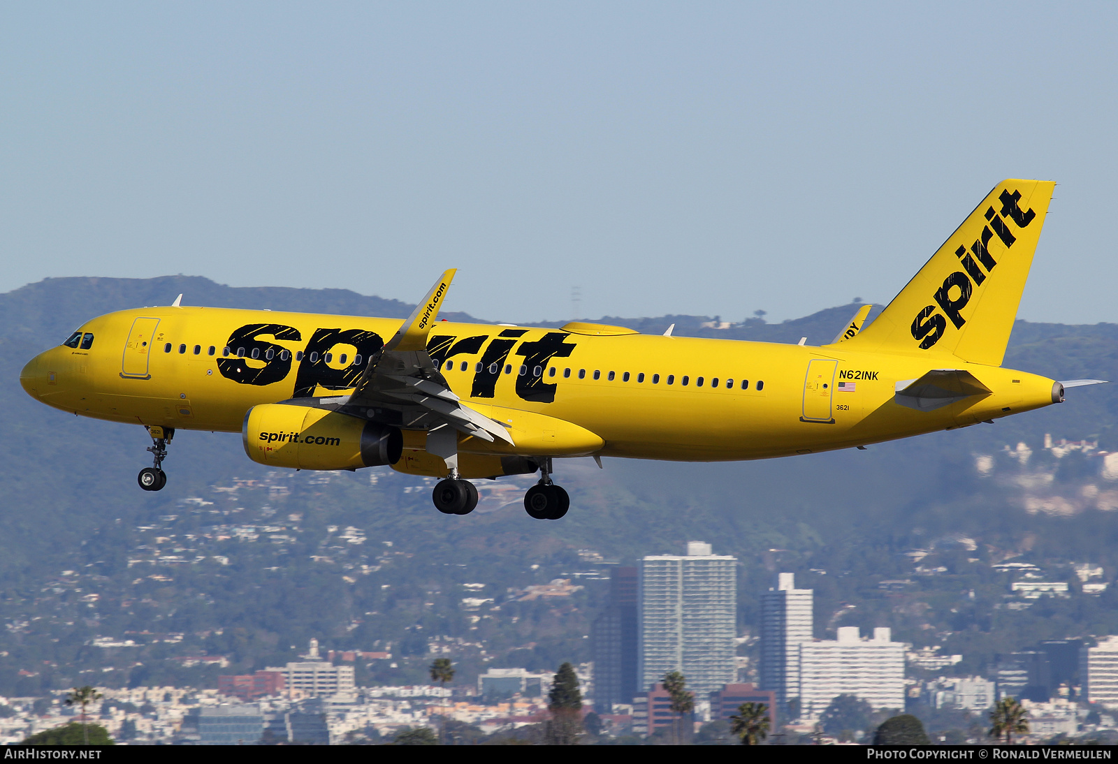 Aircraft Photo of N621NK | Airbus A320-232 | Spirit Airlines | AirHistory.net #679360