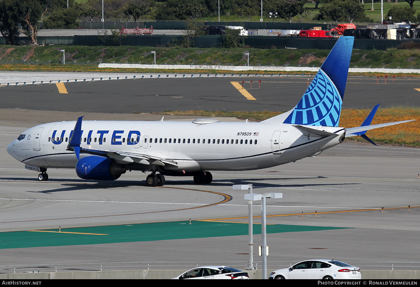 Aircraft Photo of N78509 | Boeing 737-824 | United Airlines | AirHistory.net #679432