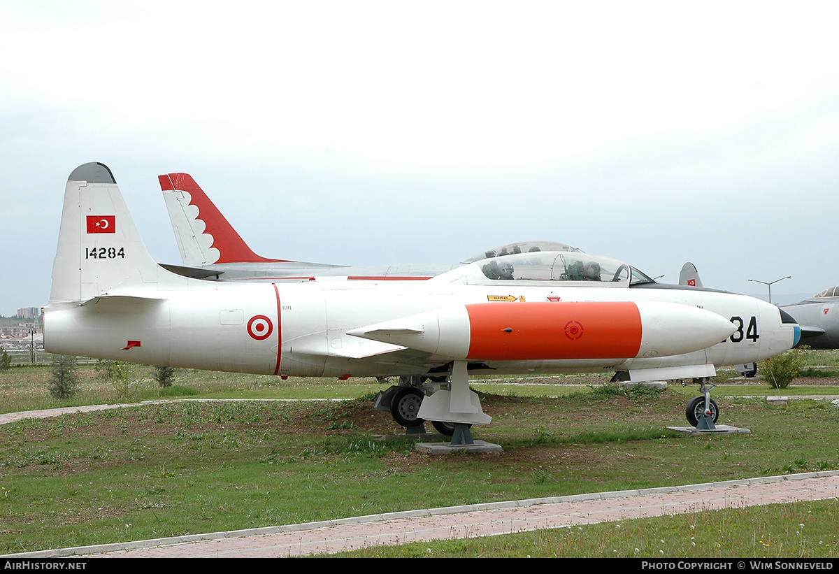 Aircraft Photo of 14284 / 4-284 | Lockheed T-33A | Turkey - Air Force | AirHistory.net #679459