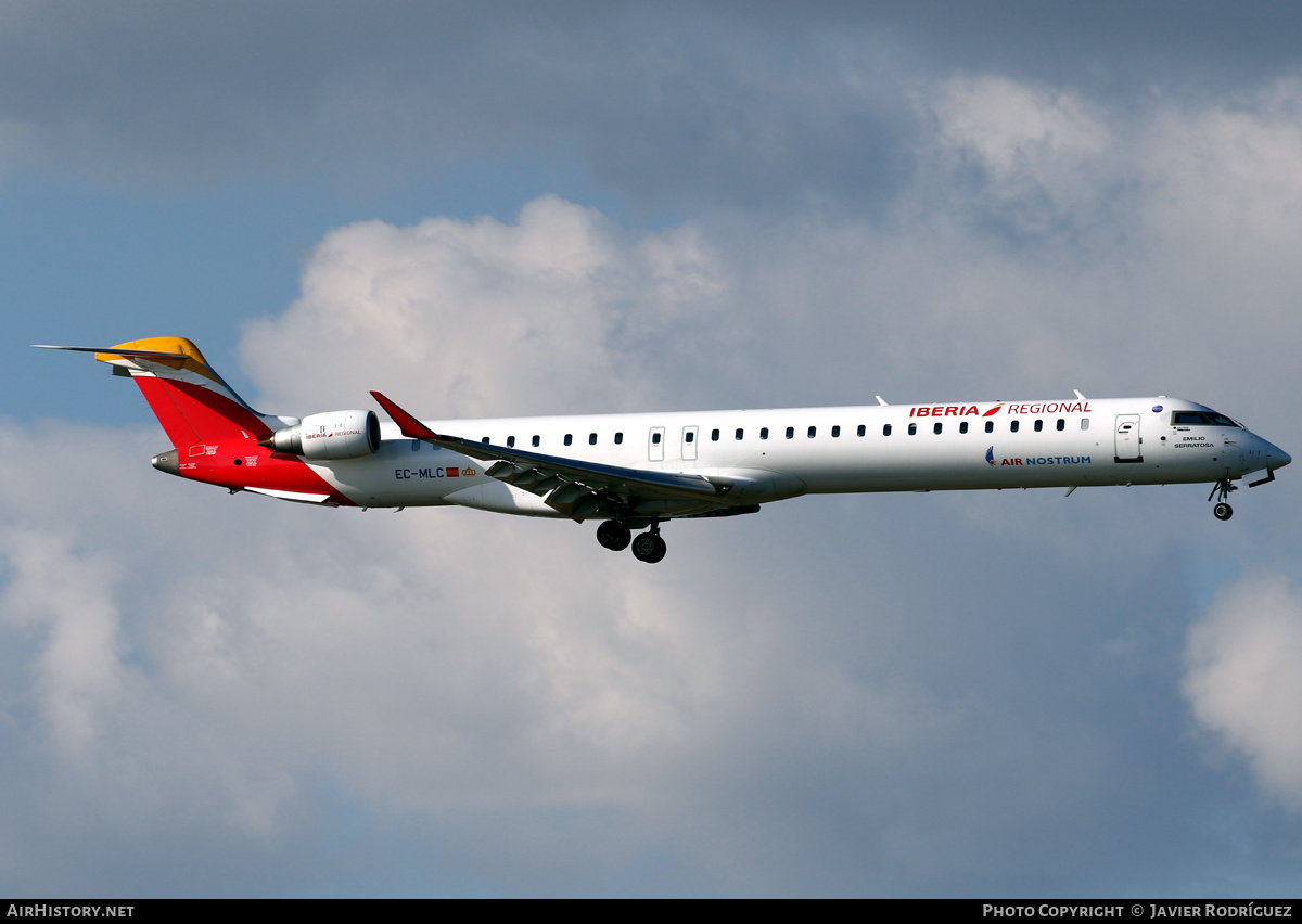 Aircraft Photo of EC-MLC | Bombardier CRJ-1000 (CL-600-2E25) | Iberia Regional | AirHistory.net #679475
