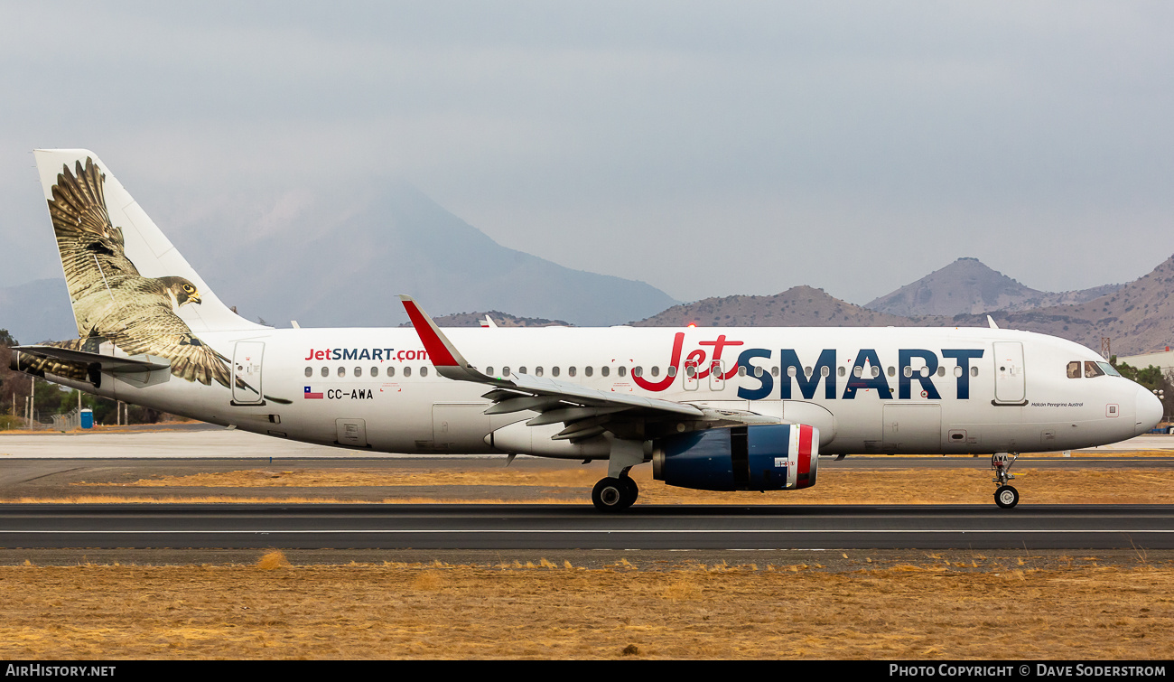 Aircraft Photo of CC-AWA | Airbus A320-232 | JetSmart | AirHistory.net #679486