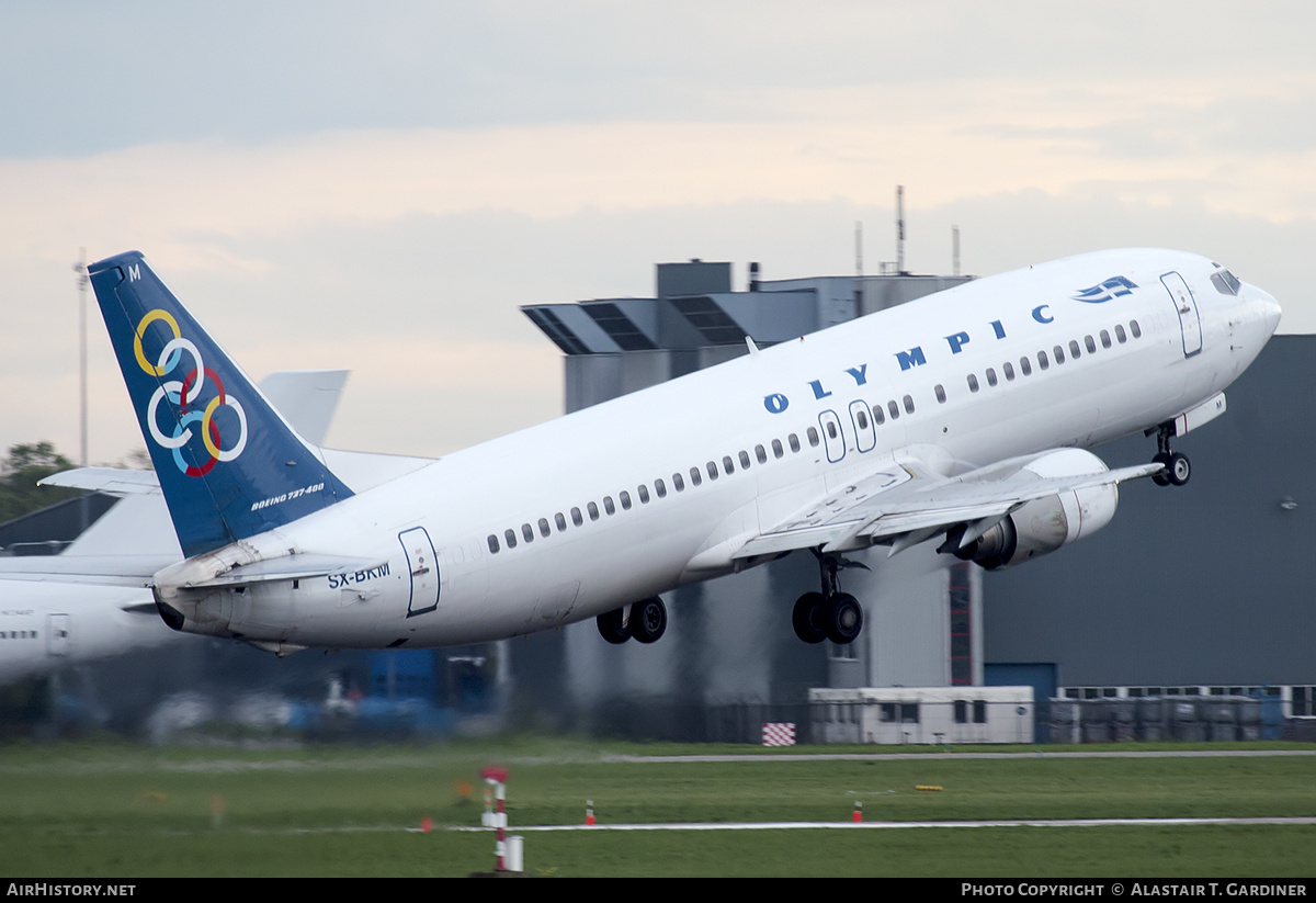 Aircraft Photo of SX-BKM | Boeing 737-4Q8 | Olympic | AirHistory.net #679500