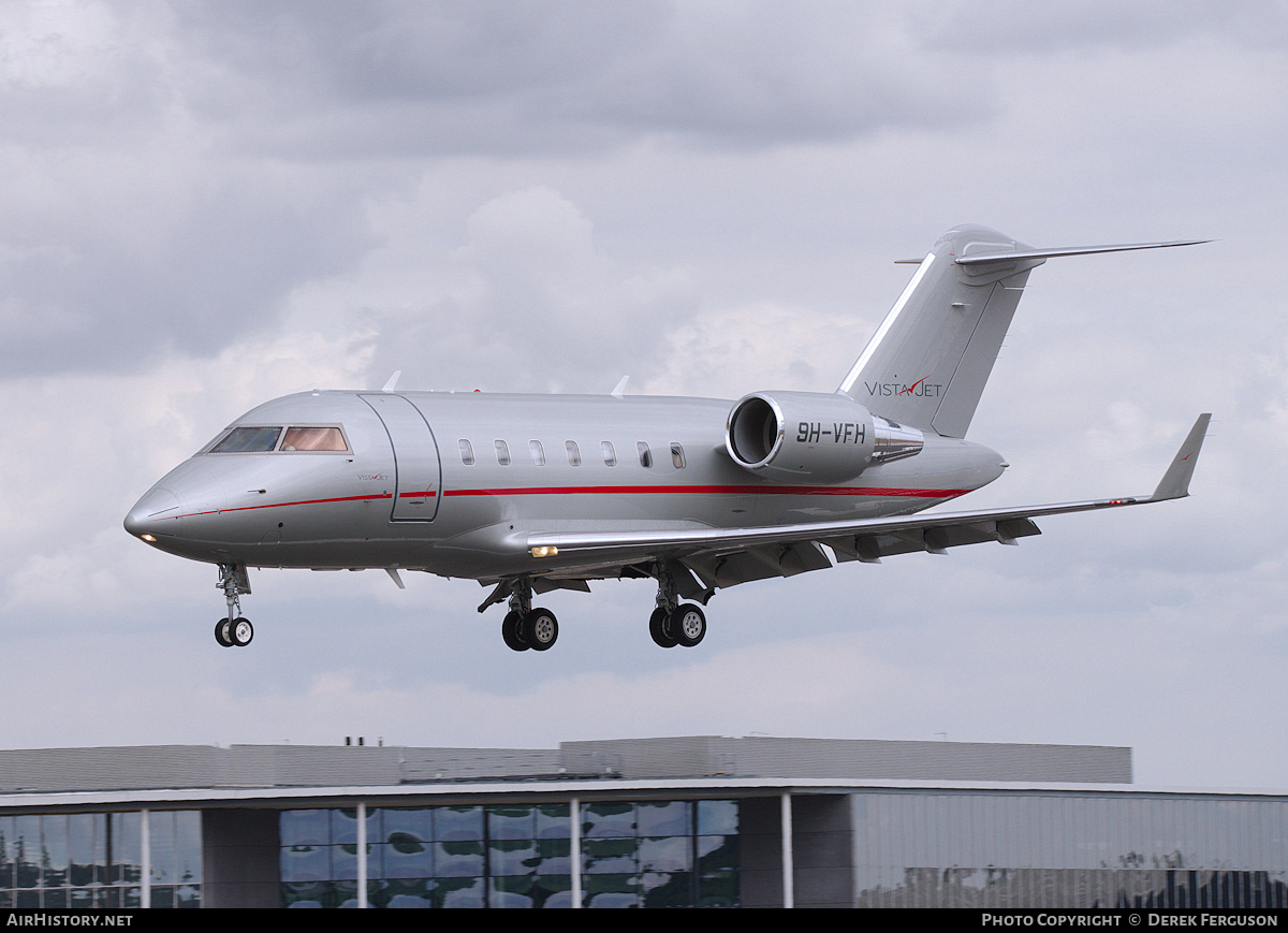Aircraft Photo of 9H-VFH | Bombardier Challenger 605 (CL-600-2B16) | VistaJet | AirHistory.net #679509