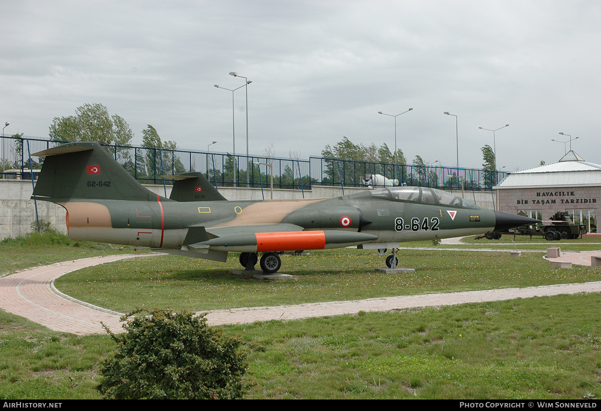 Aircraft Photo of 62-642 | Lockheed CF-104D Starfighter Mk.1 | Turkey - Air Force | AirHistory.net #679526