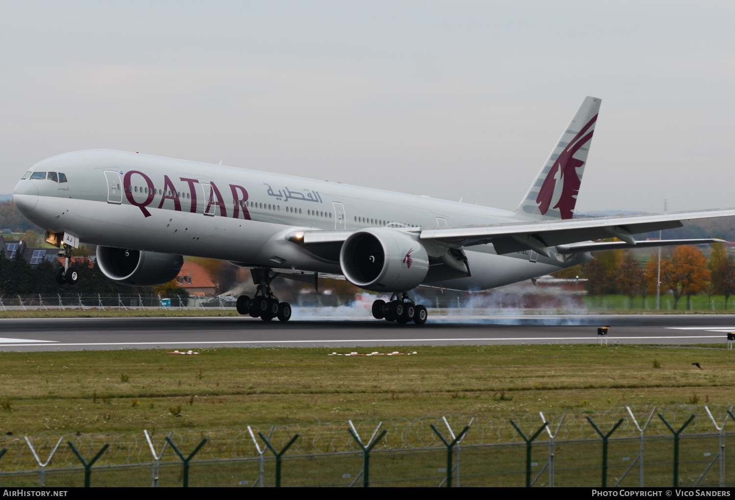 Aircraft Photo of A7-BAJ | Boeing 777-3DZ/ER | Qatar Airways | AirHistory.net #679561