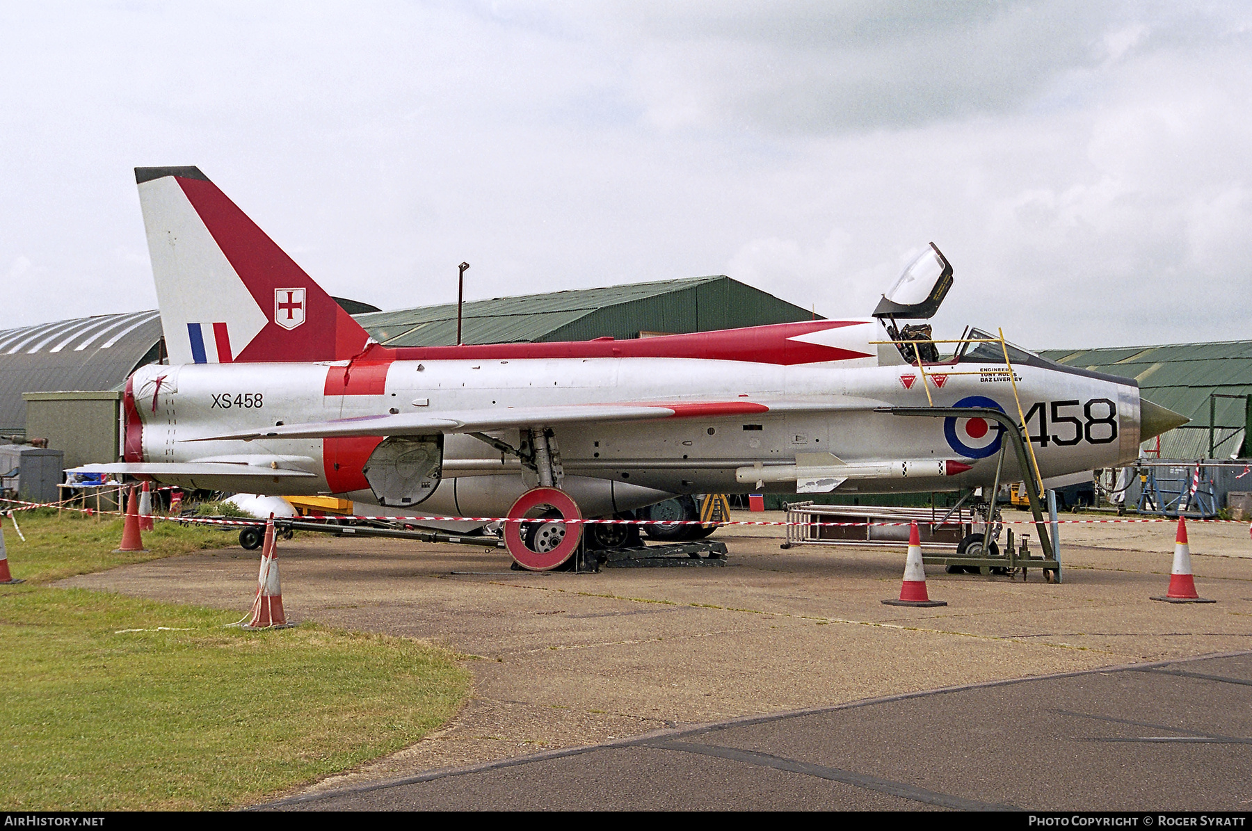 Aircraft Photo of XS458 | English Electric Lightning T5 | UK - Air Force | AirHistory.net #679618