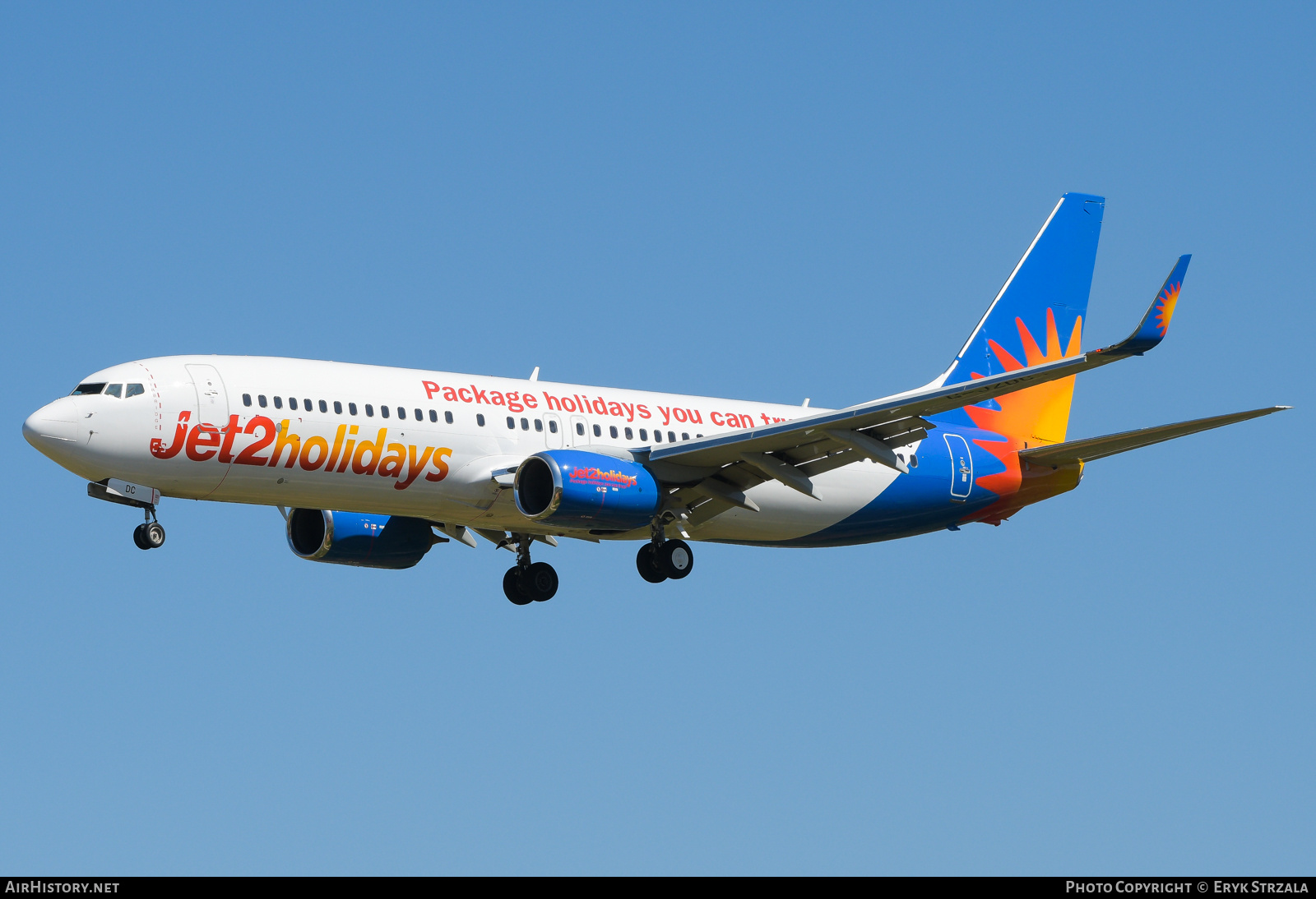 Aircraft Photo of G-JZDC | Boeing 737-82R | Jet2 Holidays | AirHistory.net #679655