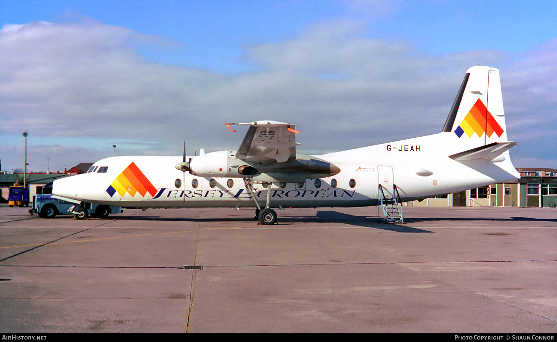 Aircraft Photo of G-JEAH | Fokker F27-500 Friendship | Jersey European Airways | AirHistory.net #679701