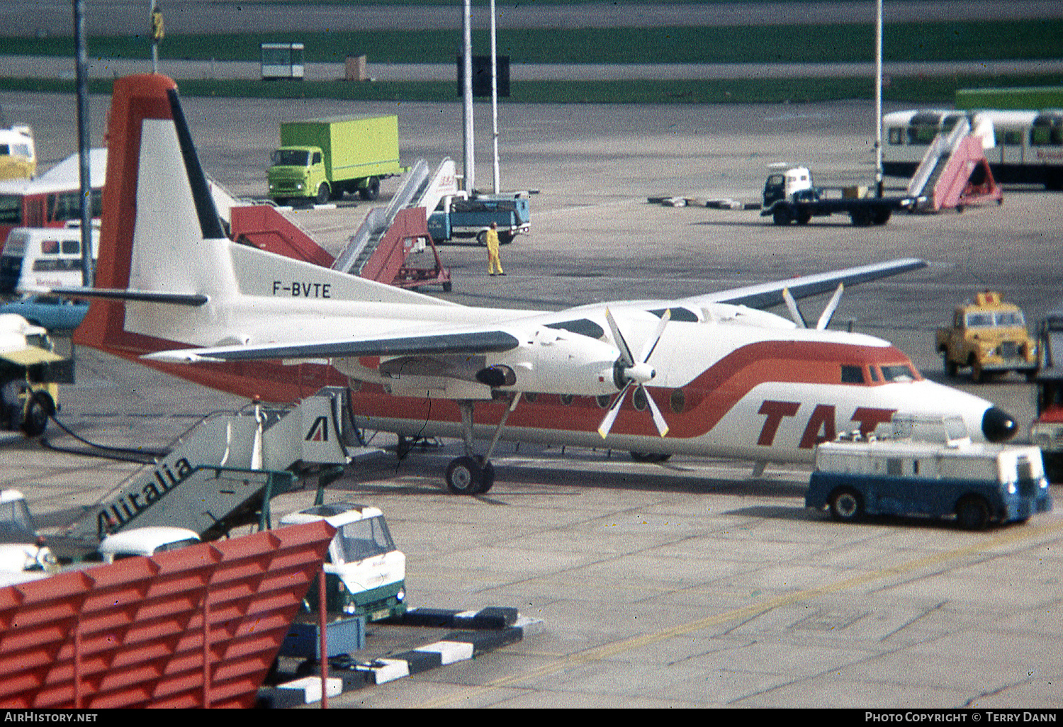Aircraft Photo of F-BVTE | Fokker F27-200 Friendship | TAT - Touraine Air Transport | AirHistory.net #679709