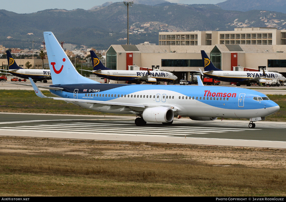 Aircraft Photo of G-TAWO | Boeing 737-8K5 | Thomson Airways | AirHistory.net #679726