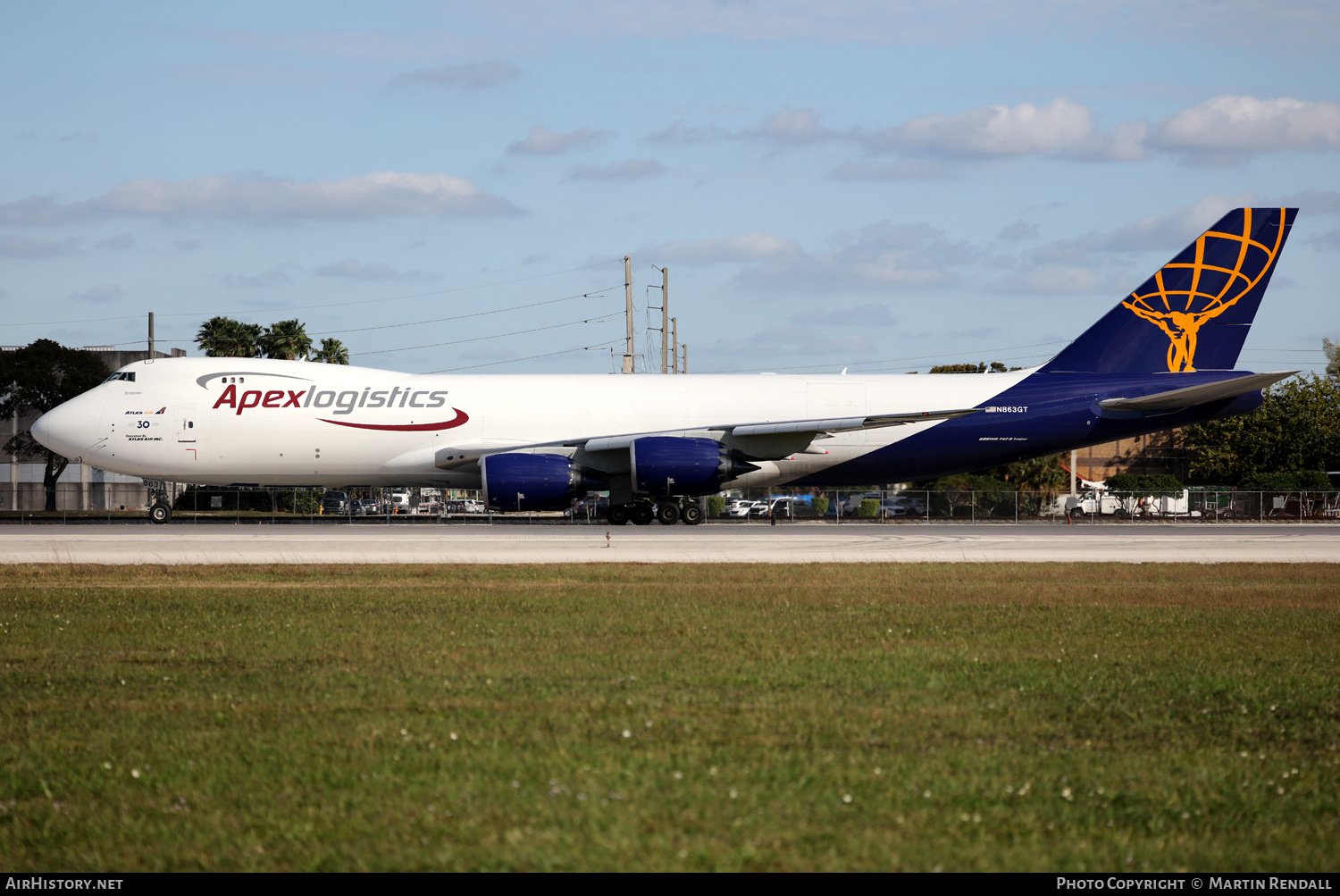 Aircraft Photo of N863GT | Boeing 747-87UF/SCD | Apex Logistics | AirHistory.net #679728