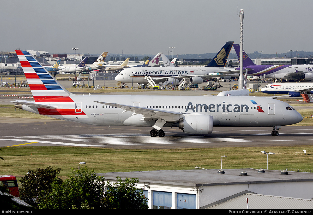 Aircraft Photo of N800AN | Boeing 787-8 Dreamliner | American Airlines | AirHistory.net #679730