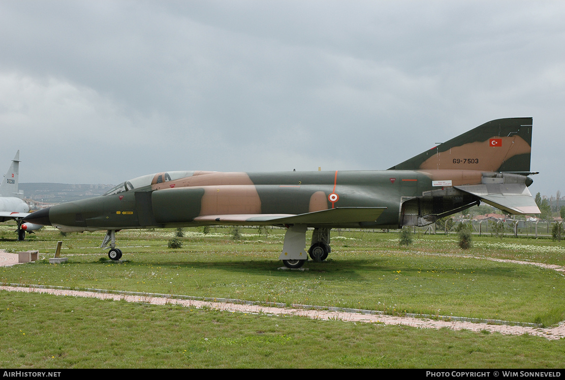 Aircraft Photo of 69-7503 | McDonnell Douglas RF-4E Phantom II | Turkey - Air Force | AirHistory.net #679738