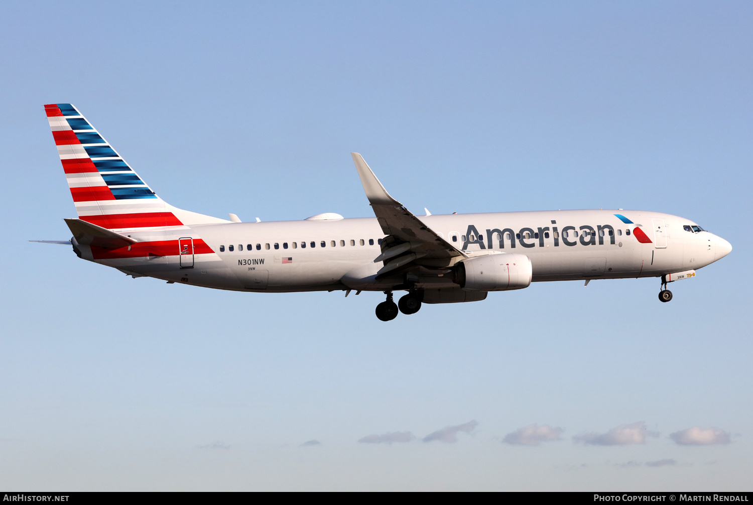 Aircraft Photo of N301NW | Boeing 737-800 | American Airlines | AirHistory.net #679743