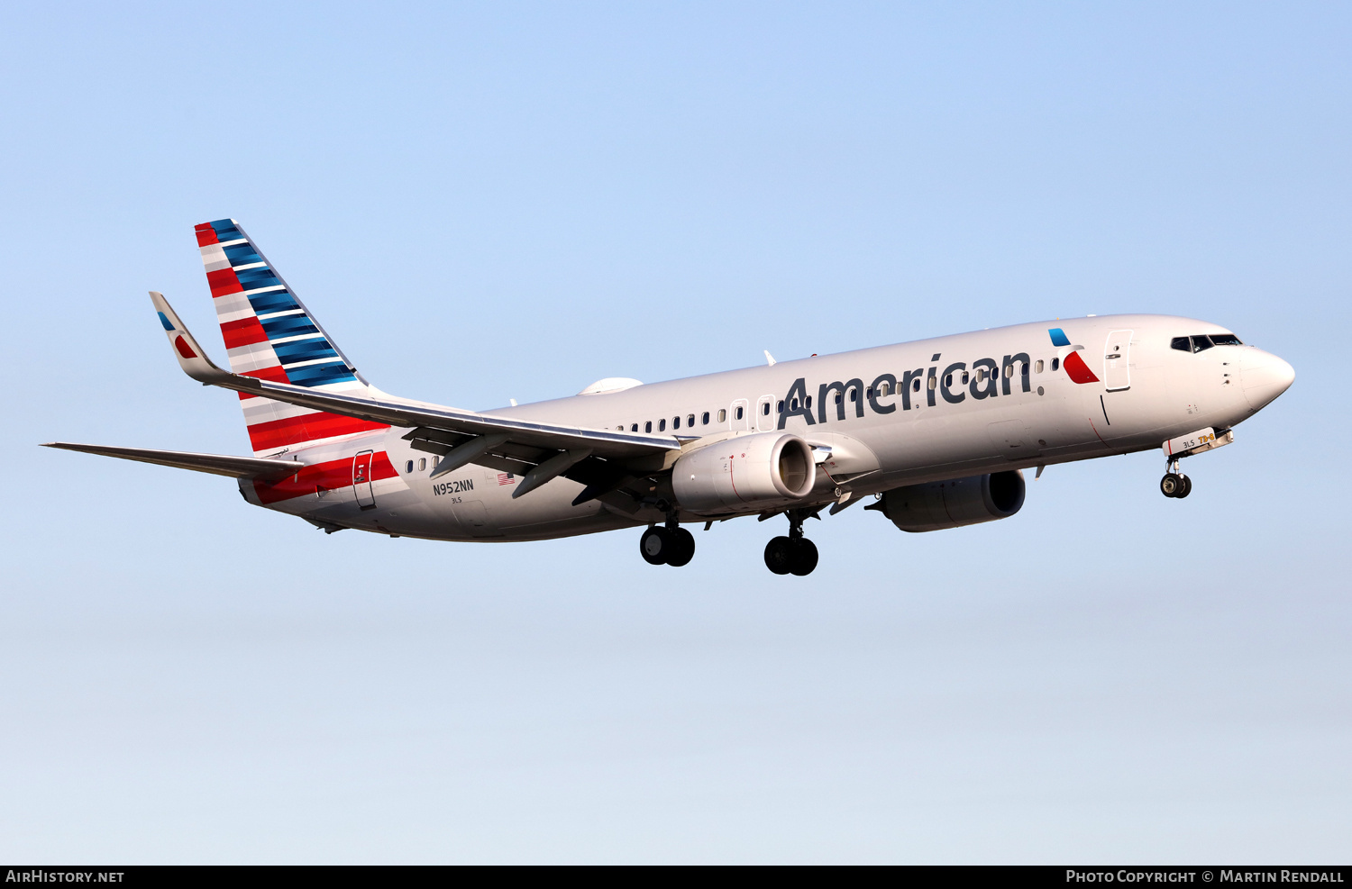 Aircraft Photo of N952NN | Boeing 737-823 | American Airlines | AirHistory.net #679744