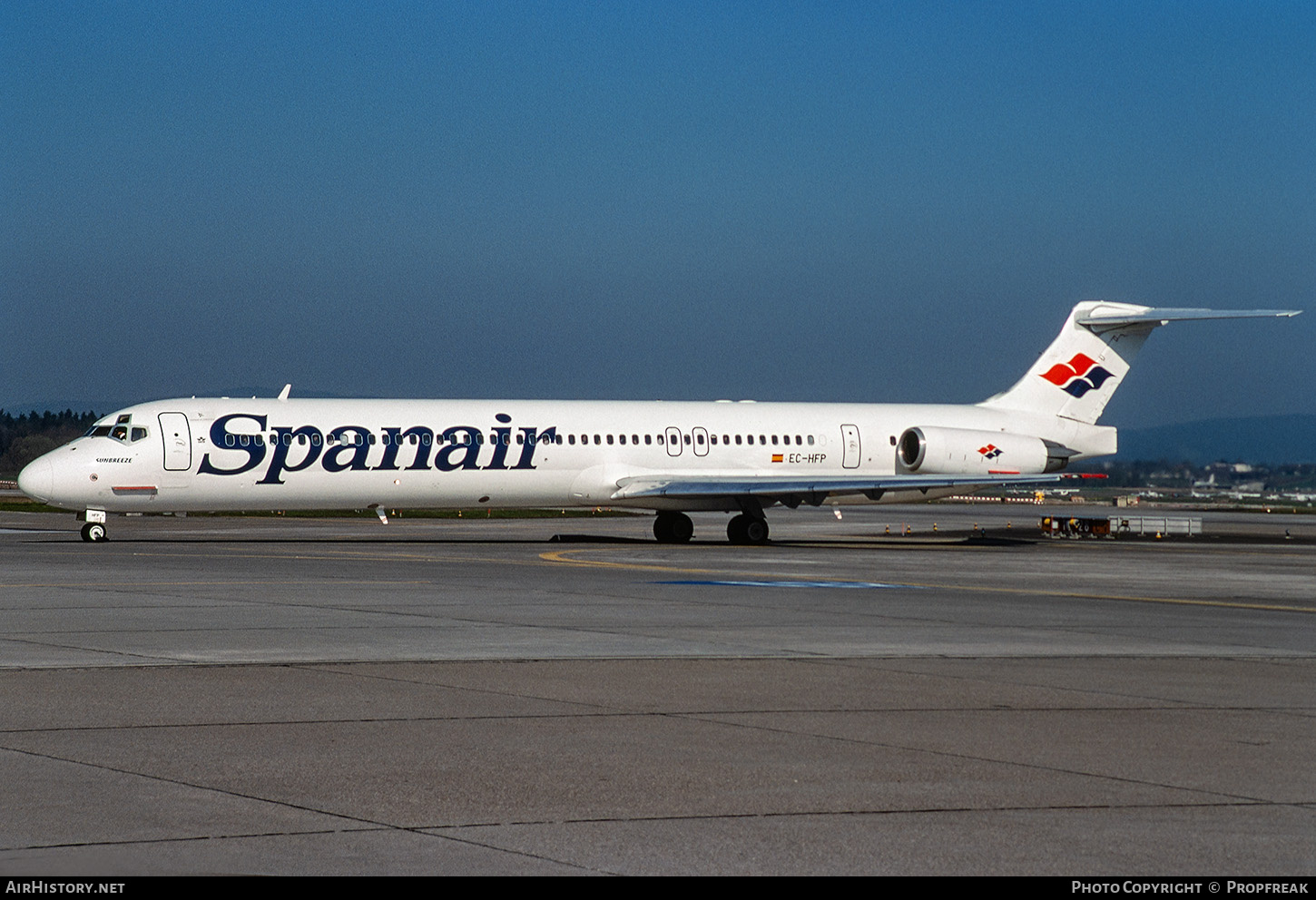 Aircraft Photo of EC-HFP | McDonnell Douglas MD-82 (DC-9-82) | Spanair | AirHistory.net #679746