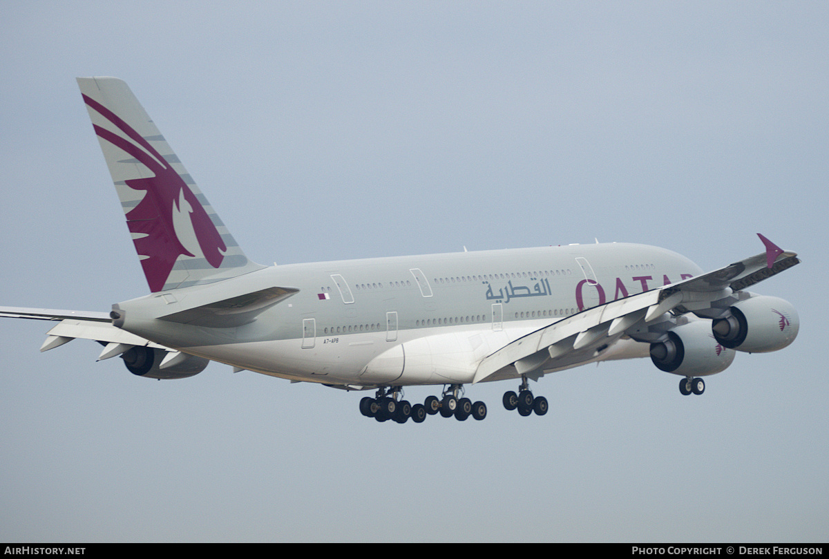 Aircraft Photo of A7-APB | Airbus A380-861 | Qatar Airways | AirHistory.net #679769