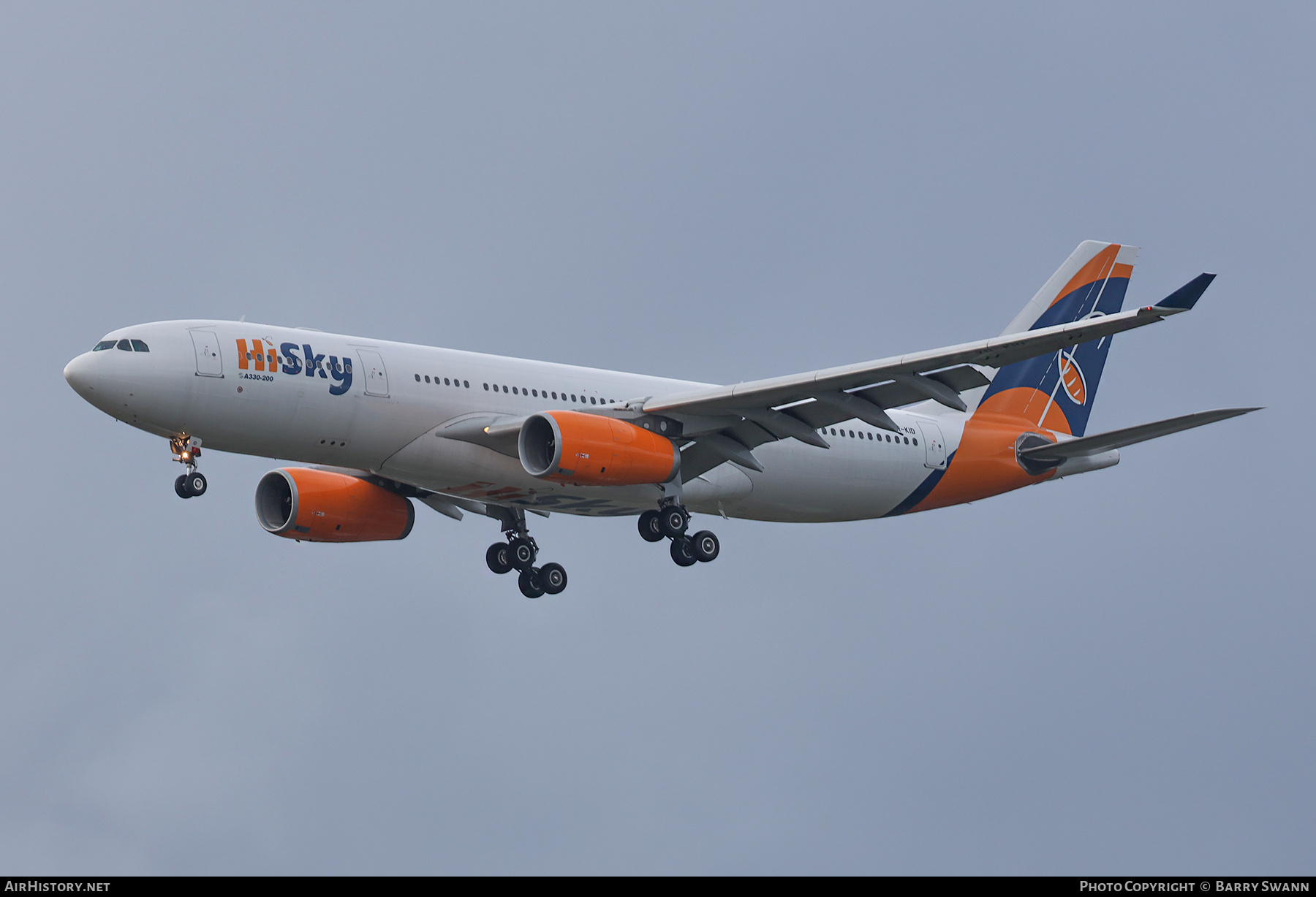 Aircraft Photo of YR-KID | Airbus A330-243 | HiSky | AirHistory.net #679807