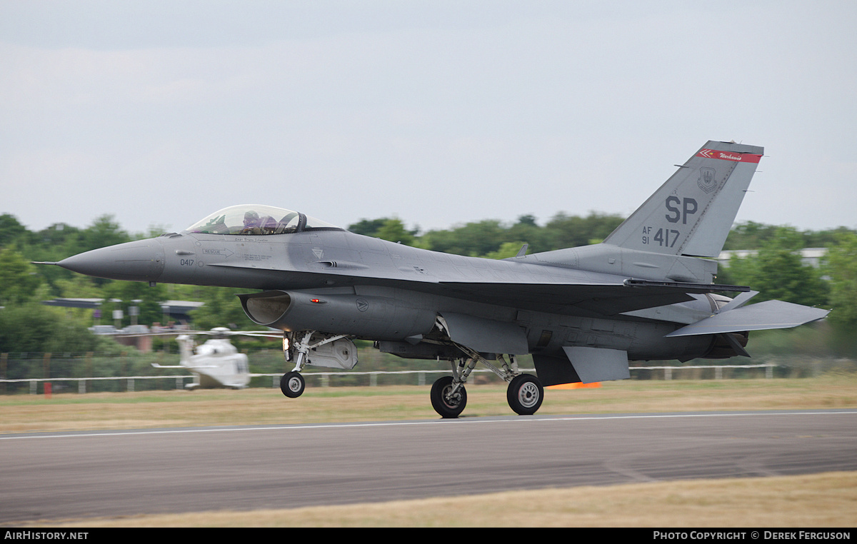 Aircraft Photo of 91-0417 / AF91-417 | General Dynamics F-16CM Fighting Falcon | USA - Air Force | AirHistory.net #679812