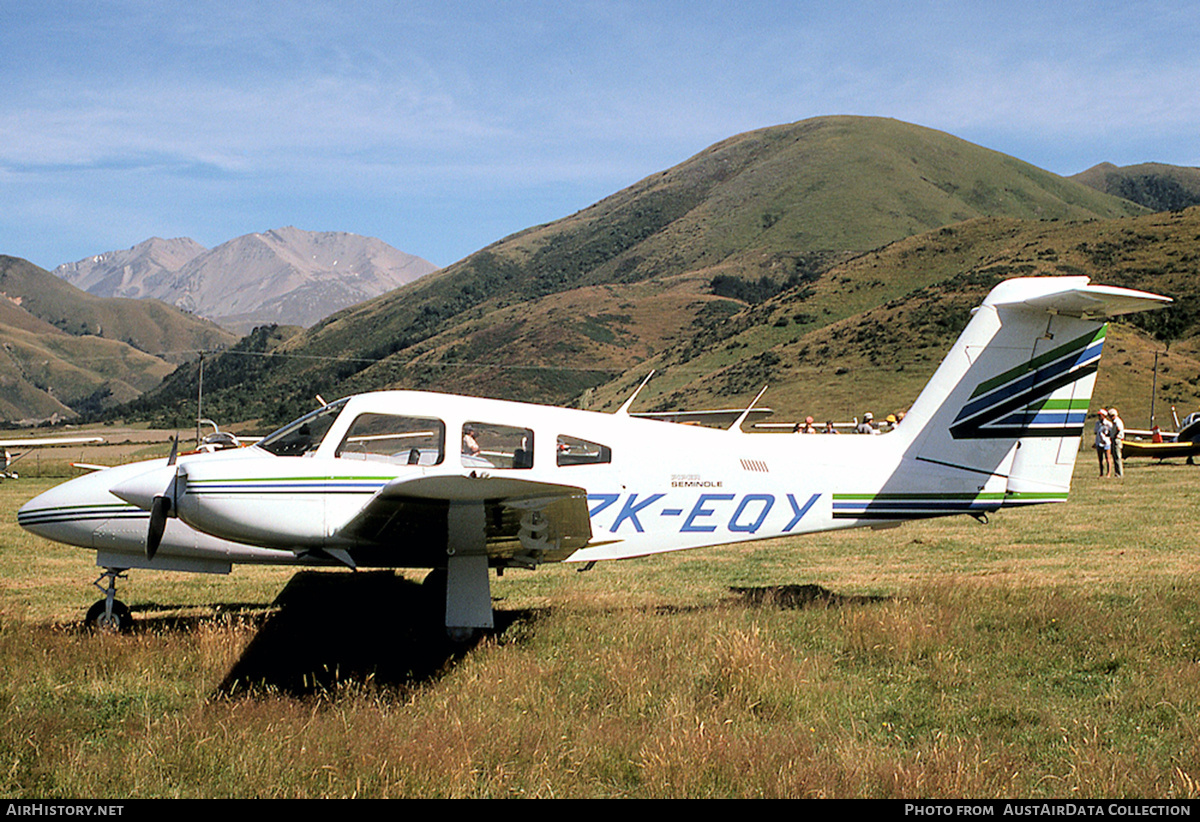 Aircraft Photo of ZK-EQY | Piper PA-44-180T Seminole | AirHistory.net #679826