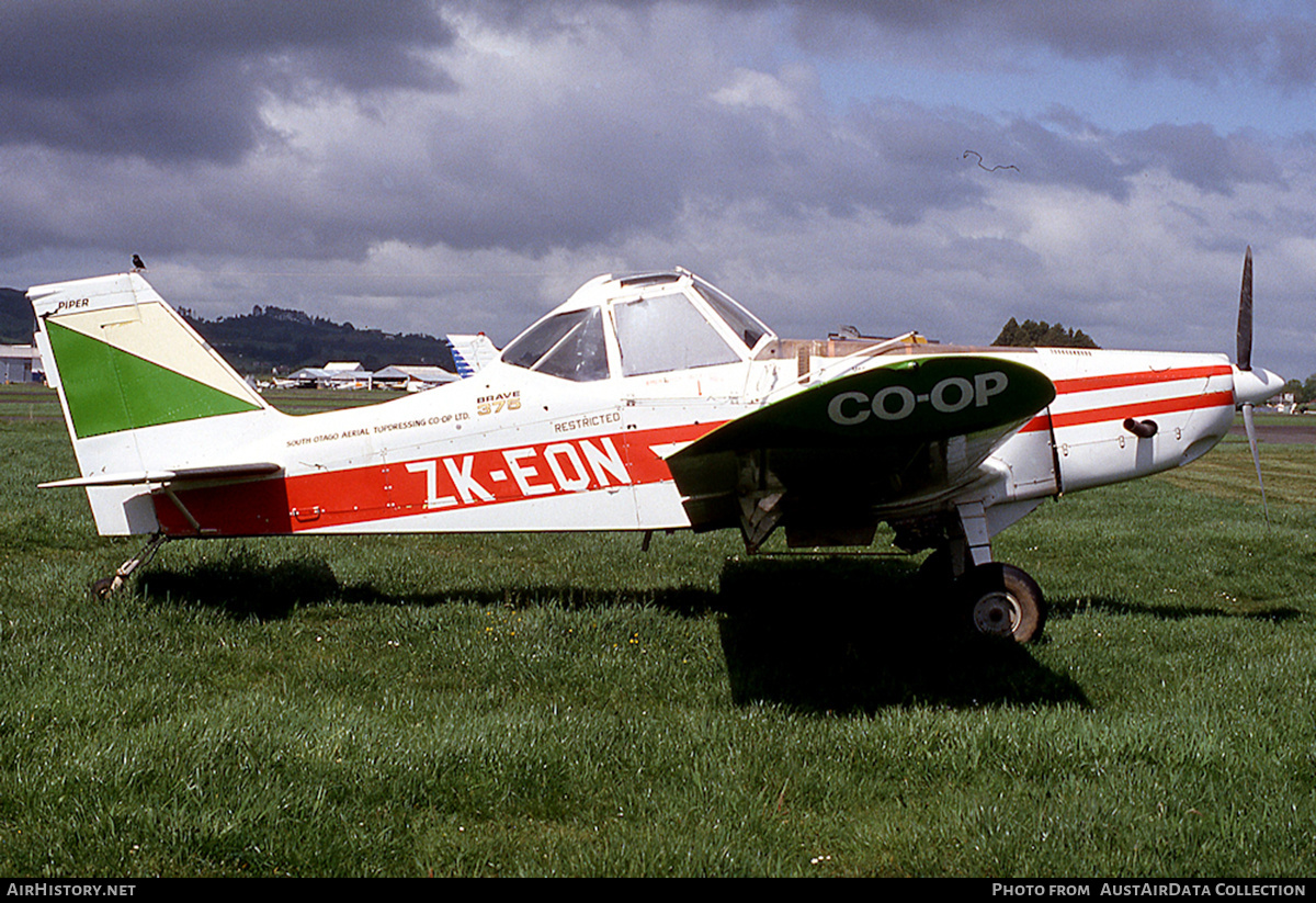 Aircraft Photo of ZK-EQN | Piper PA-36-375 Brave 375 | South Otago Aerial Topdressing Co-op | AirHistory.net #679827