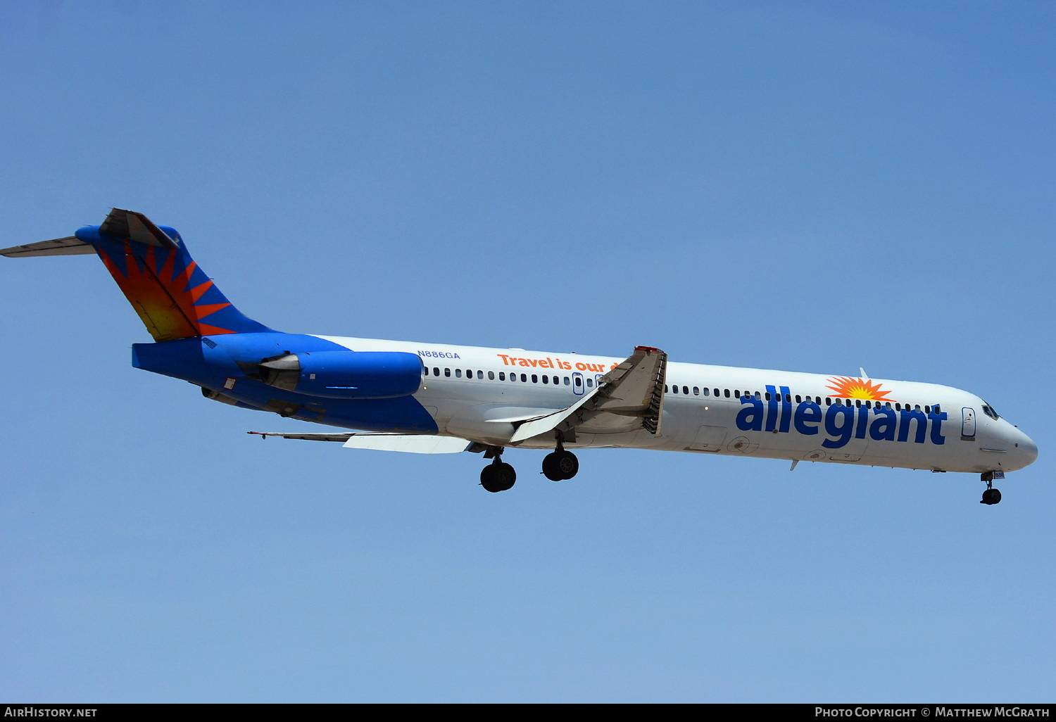 Aircraft Photo of N886GA | McDonnell Douglas MD-83 (DC-9-83) | Allegiant Air | AirHistory.net #679832
