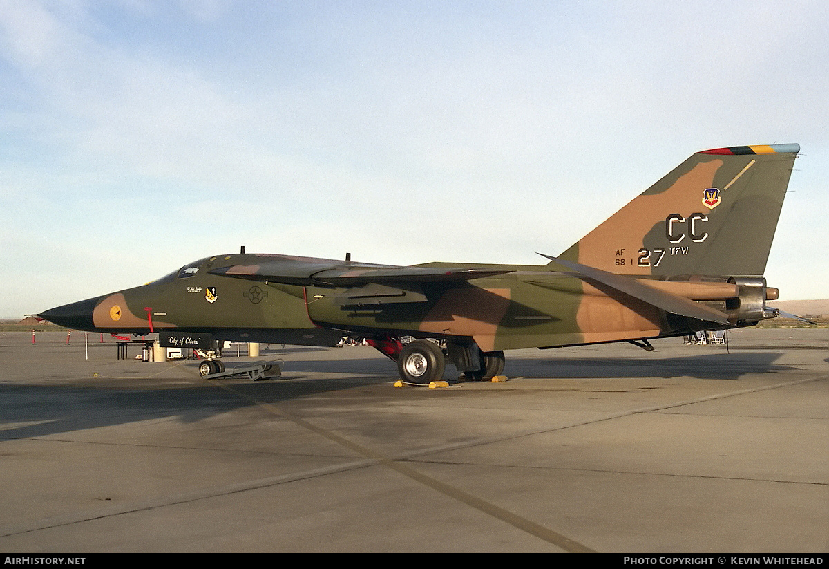 Aircraft Photo of 68-0127 / AF68-127 | General Dynamics F-111D Aardvark | USA - Air Force | AirHistory.net #679836