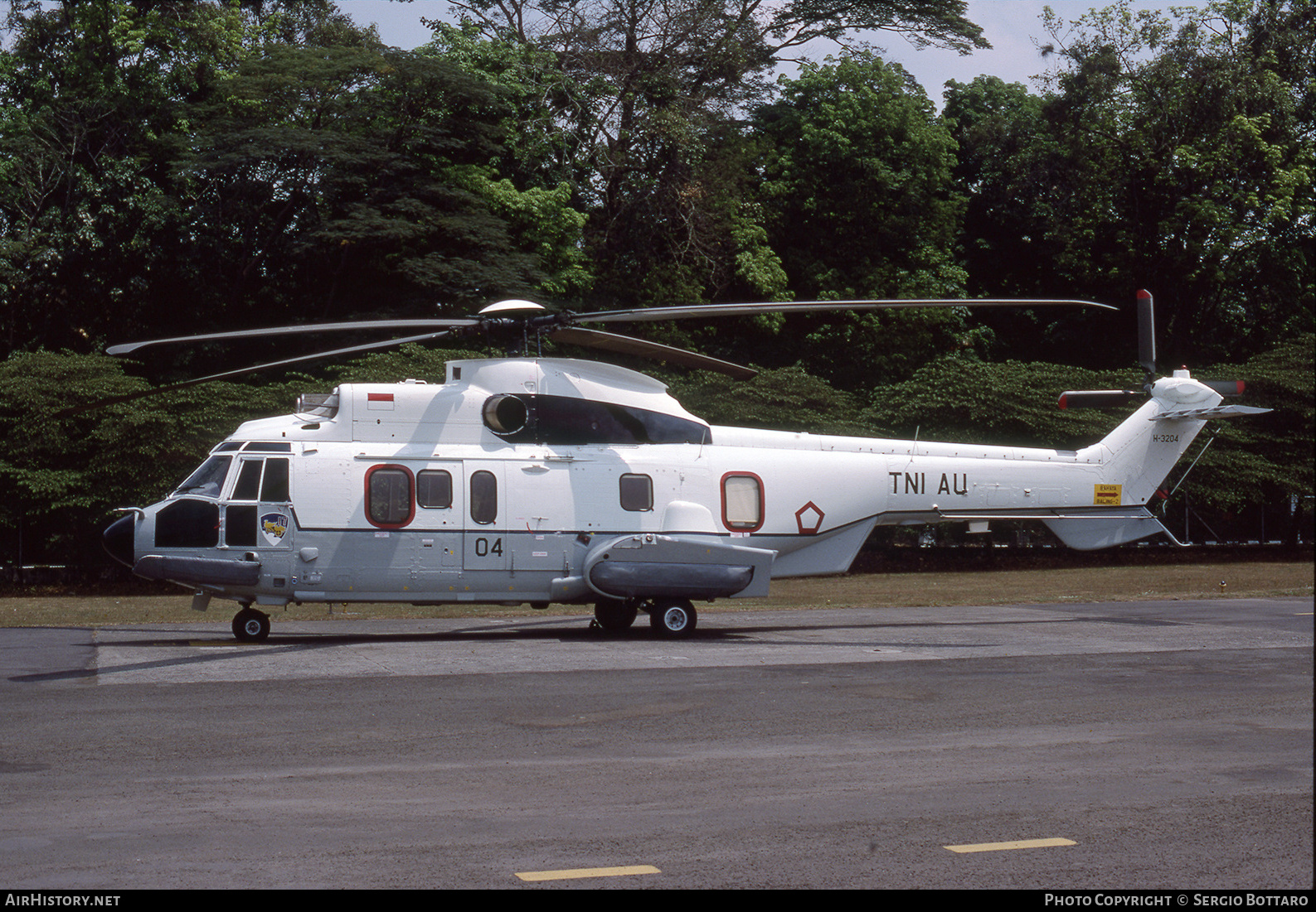 Aircraft Photo of H-3204 | Eurocopter AS-332L2 Super Puma Mk2 | Indonesia - Air Force | AirHistory.net #679863