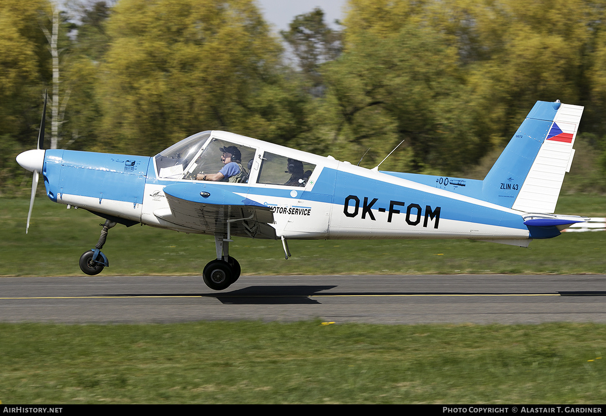 Aircraft Photo of OK-FOM | Zlin Z-43 | AirHistory.net #679889