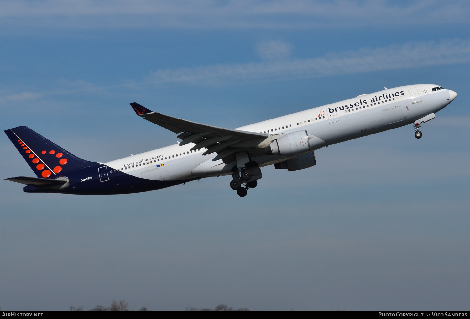 Aircraft Photo of OO-SFW | Airbus A330-322 | Brussels Airlines | AirHistory.net #679899
