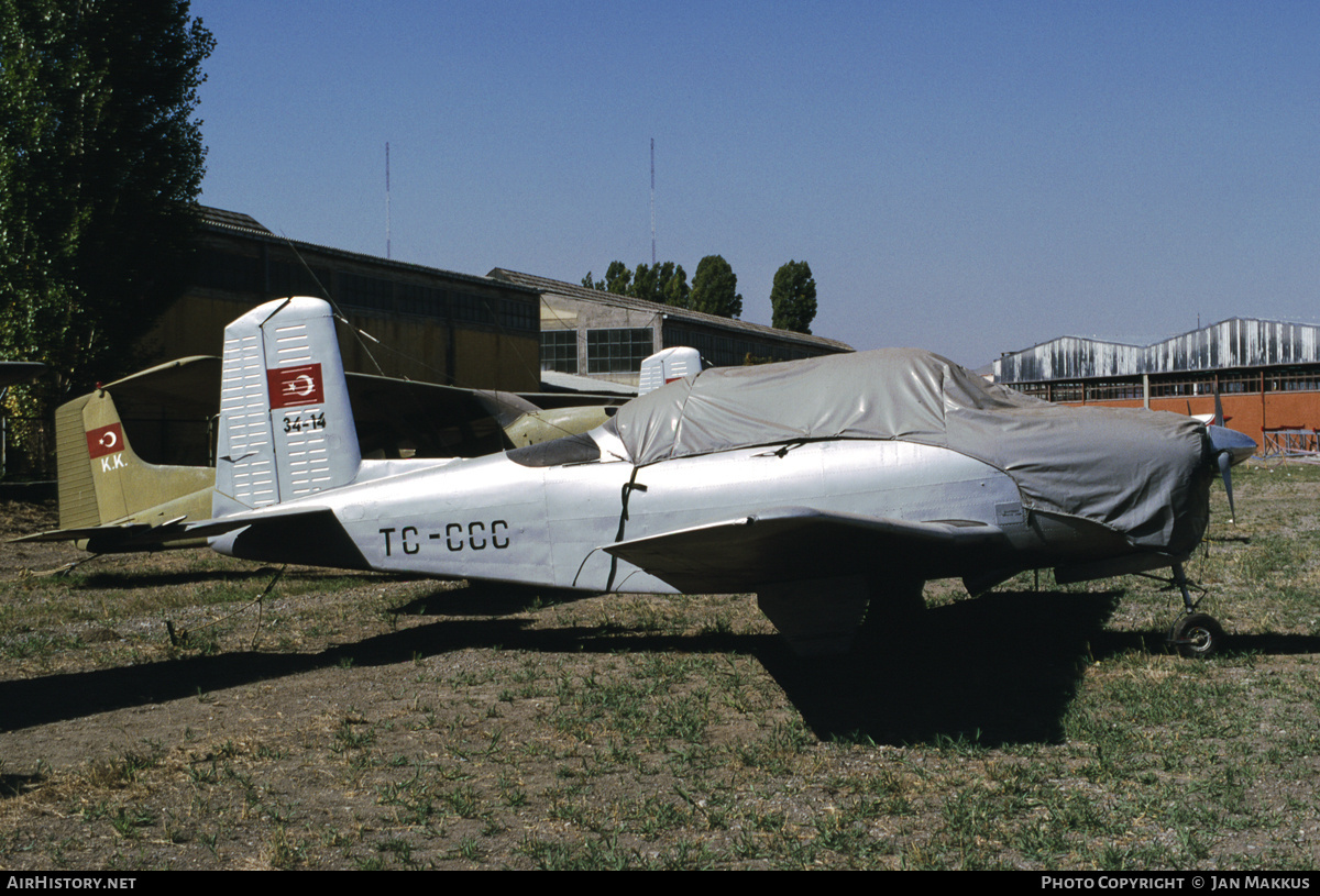 Aircraft Photo of TC-CCC / 34-14 | Beech T-34A Mentor | AirHistory.net #679906