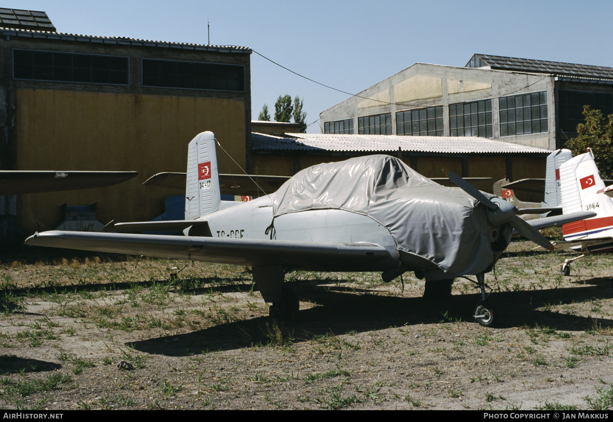 Aircraft Photo of TC-CCE / 34-17 | Beech T-34A Mentor (45) | AirHistory.net #679909