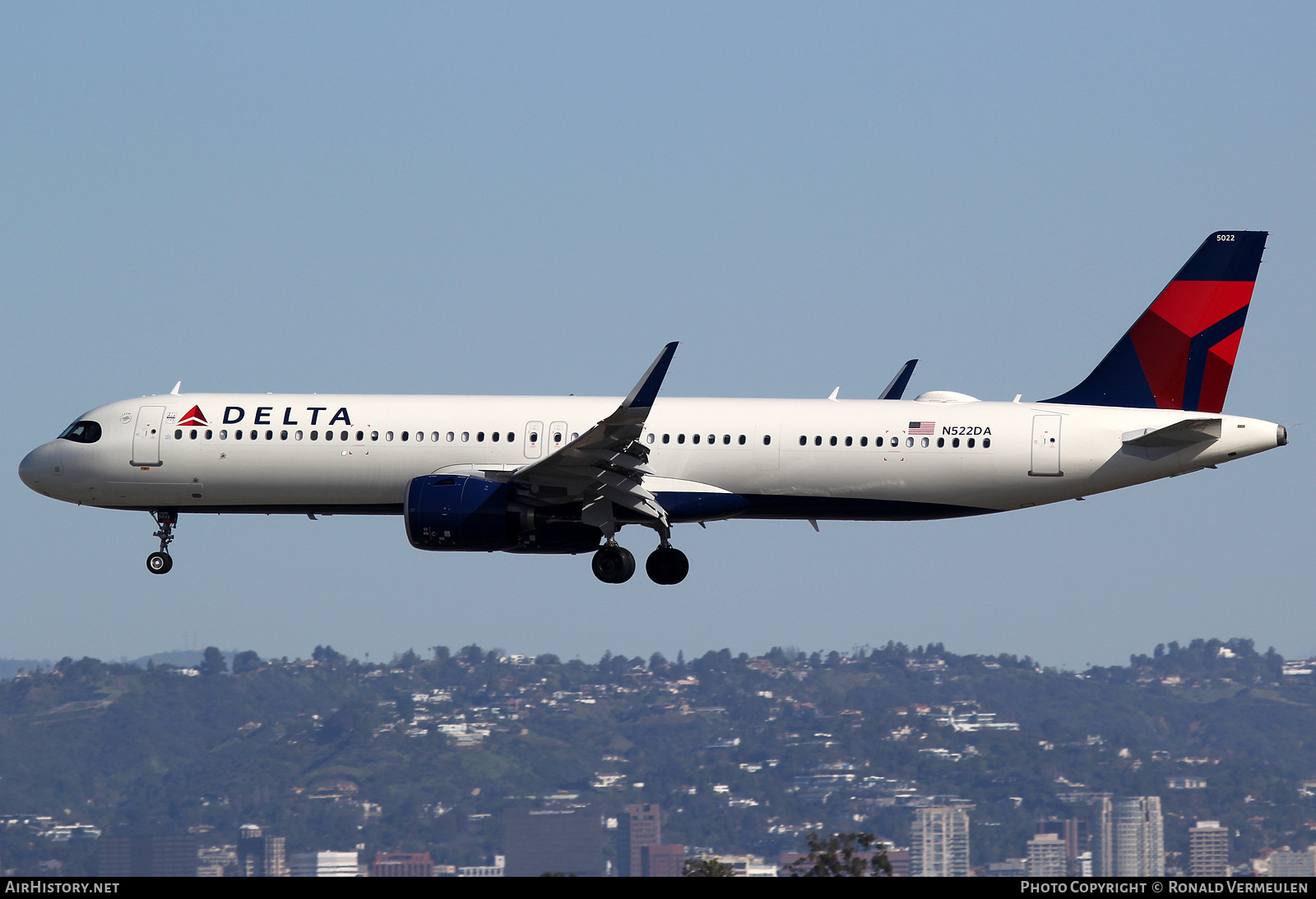 Aircraft Photo of N522DA | Airbus A321-271NX | Delta Air Lines | AirHistory.net #679921