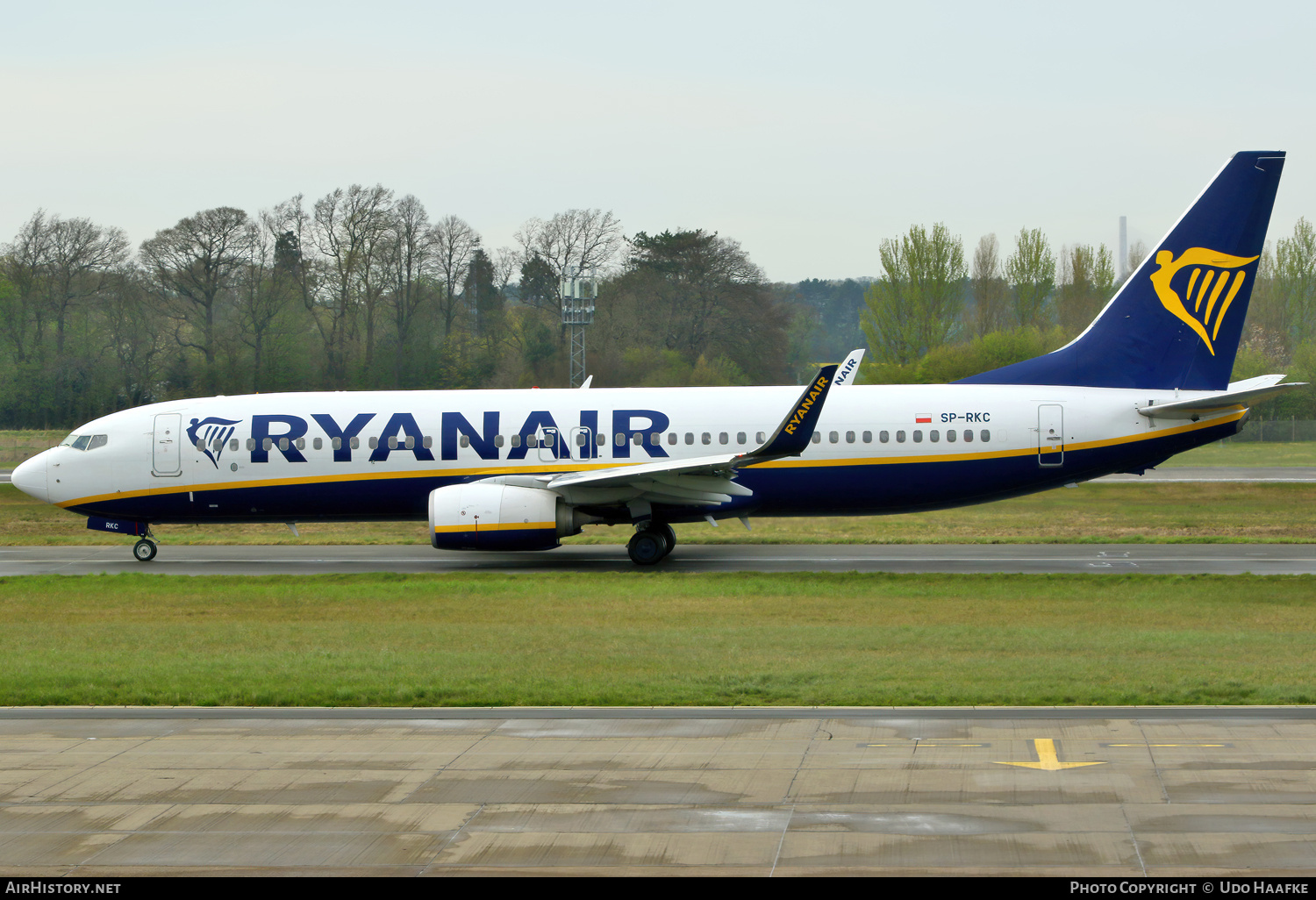 Aircraft Photo of SP-RKC | Boeing 737-8AS | Ryanair | AirHistory.net #679944