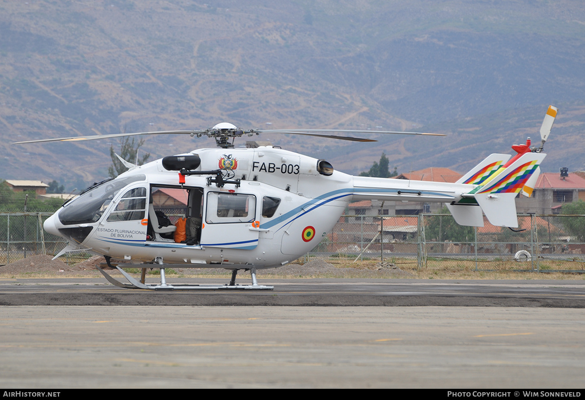 Aircraft Photo of FAB-003 | Airbus Helicopters BK-117 C-2 | Bolivia - Air Force | AirHistory.net #679963