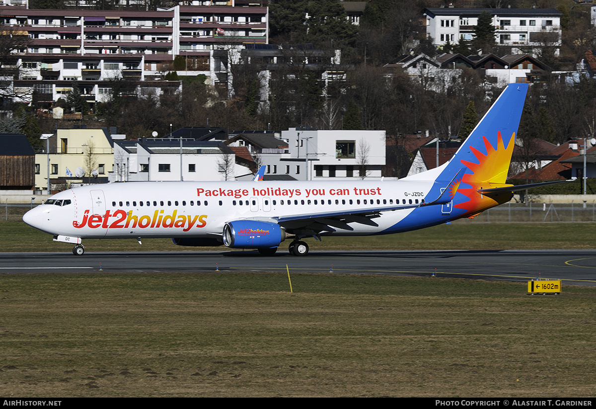 Aircraft Photo of G-JZDC | Boeing 737-82R | Jet2 Holidays | AirHistory.net #679970