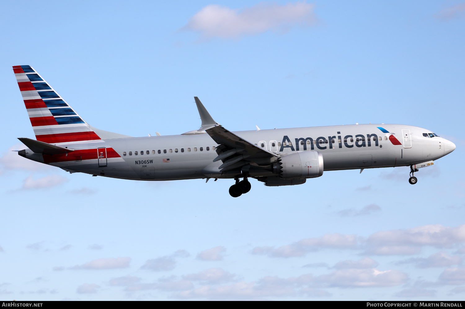 Aircraft Photo of N306SW | Boeing 737-8 Max 8 | American Airlines | AirHistory.net #679973