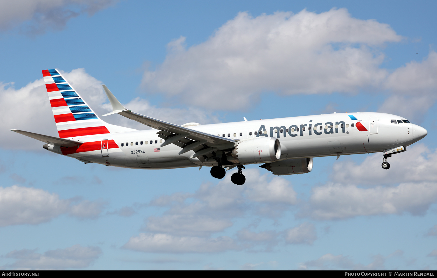 Aircraft Photo of N329SL | Boeing 737-8 Max 8 | American Airlines | AirHistory.net #679974