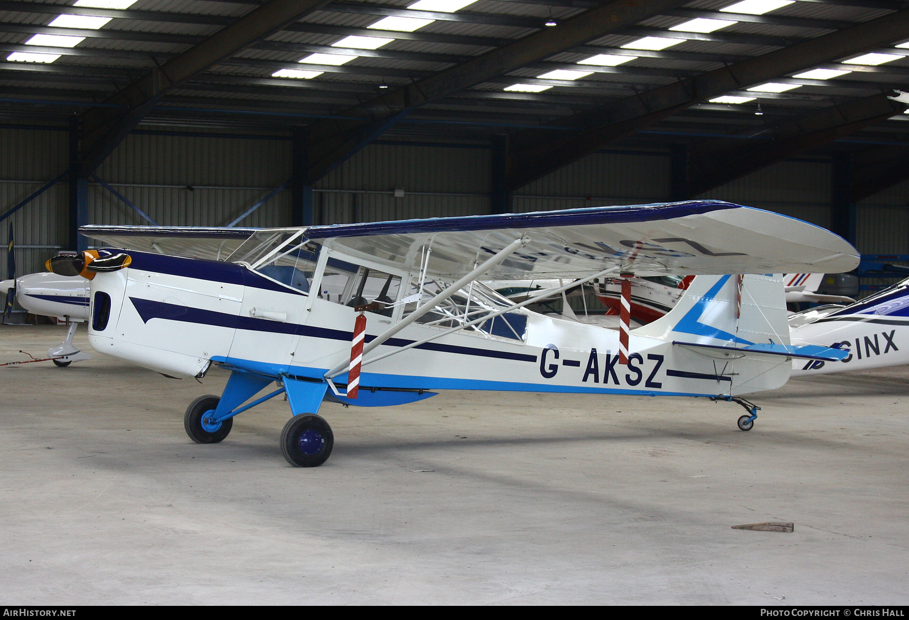 Aircraft Photo of G-AKSZ | Taylorcraft J Auster Mk5D | AirHistory.net #679976