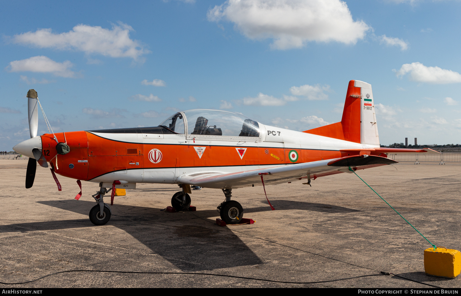 Aircraft Photo of 7-9912 / ۷-۹۹١۲ | Pilatus PC-7 | Iran - Air Force | AirHistory.net #679989