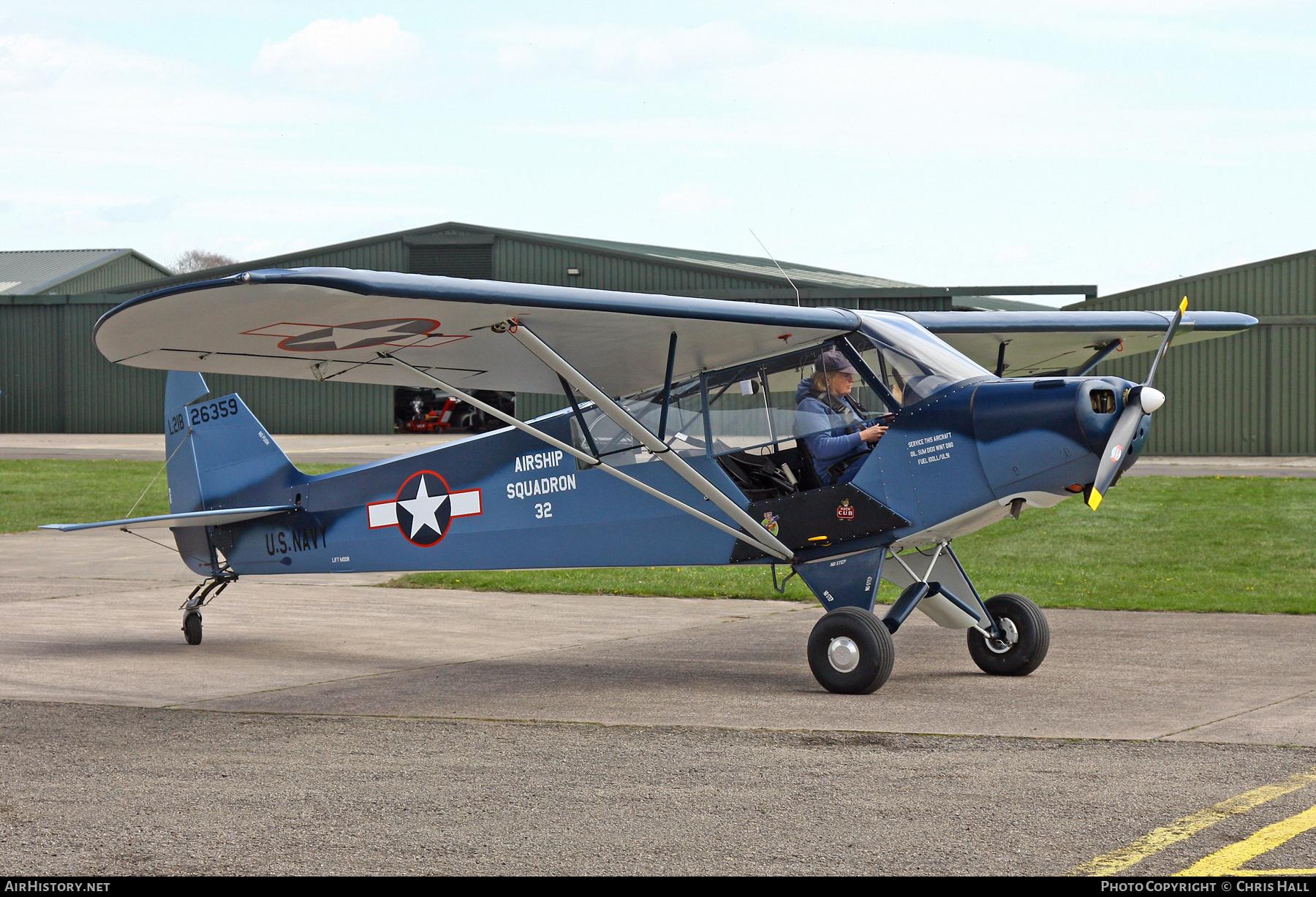Aircraft Photo of G-BNXM / 26359 | Piper L-21B Super Cub | USA - Navy | AirHistory.net #679992