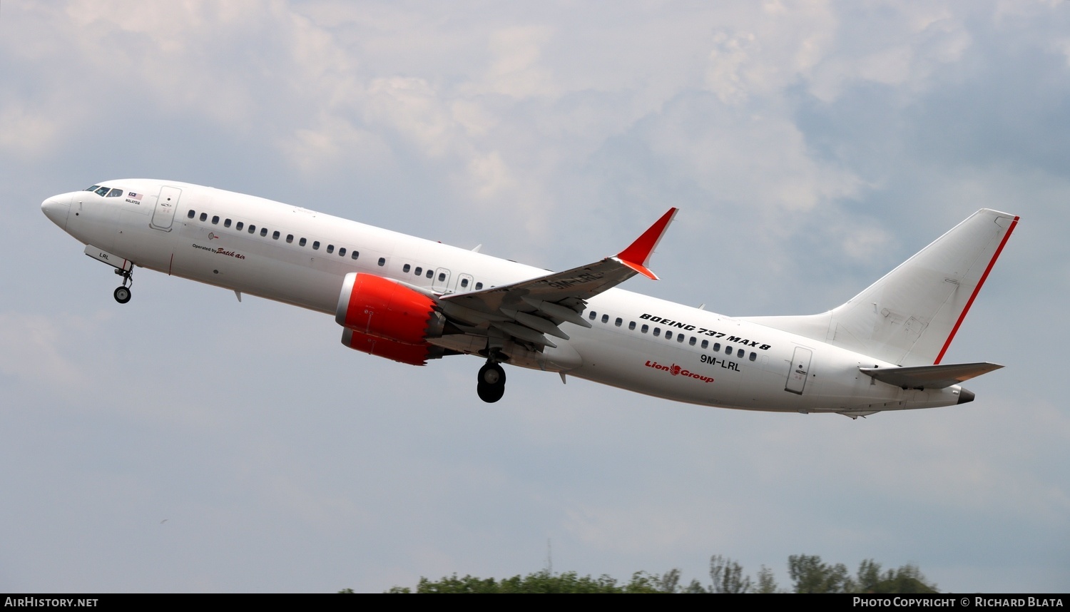 Aircraft Photo of 9M-LRL | Boeing 737-8 Max 8 | Batik Air Malaysia | AirHistory.net #679998